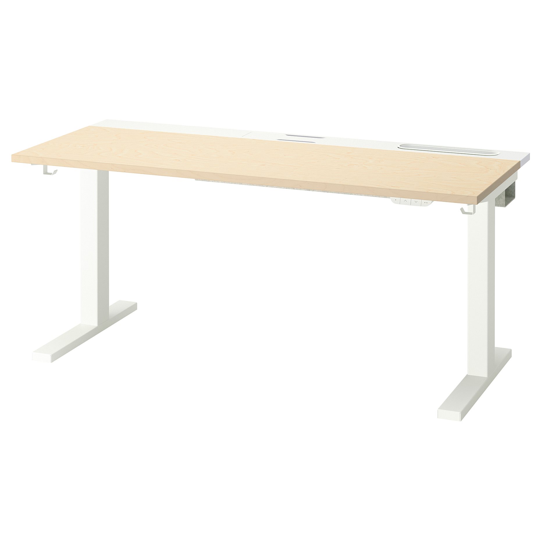 MITTZON, desk sit/stand/electric, 140x60 cm, 895.282.39