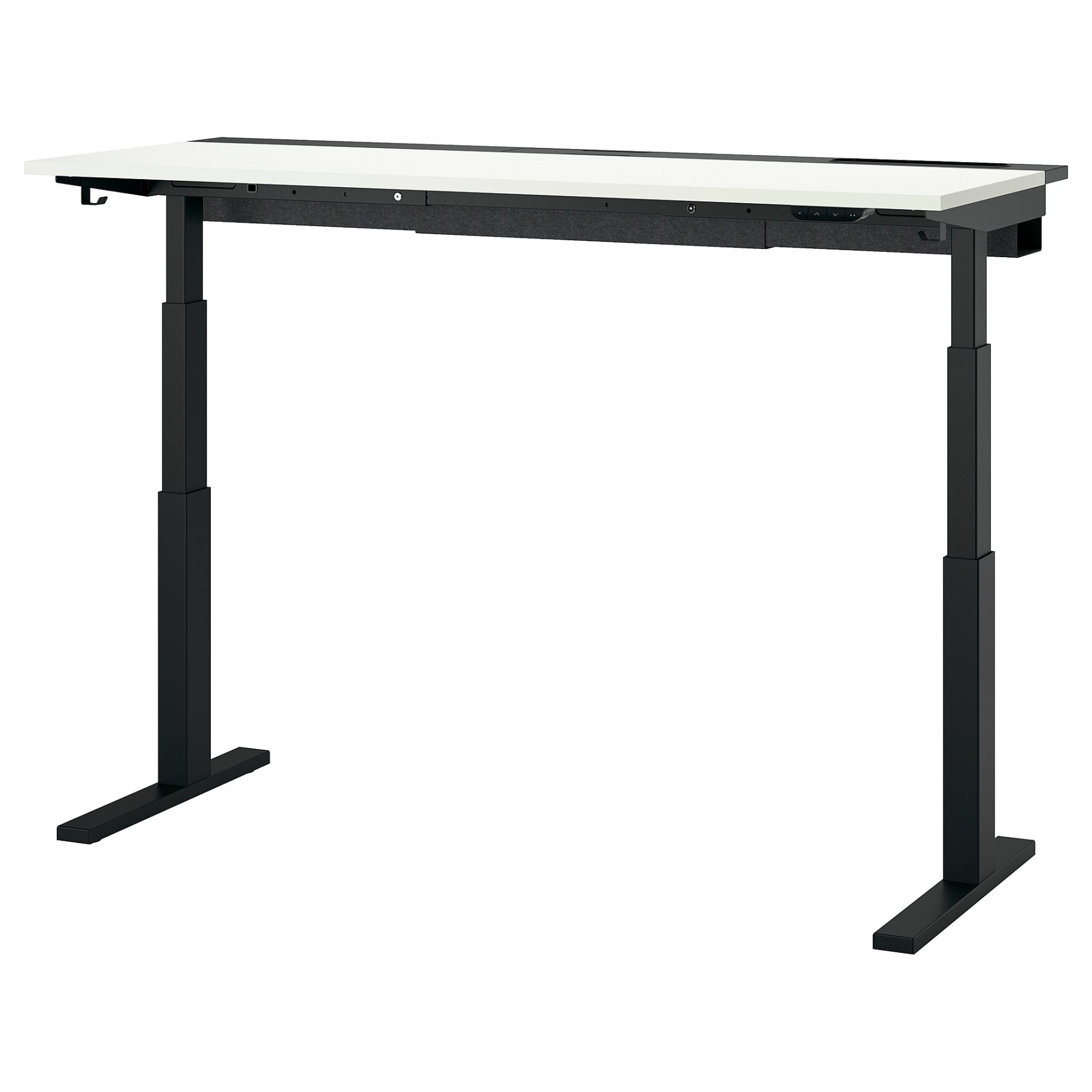 MITTZON, desk sit/stand/electric, 160x60 cm, 895.291.30