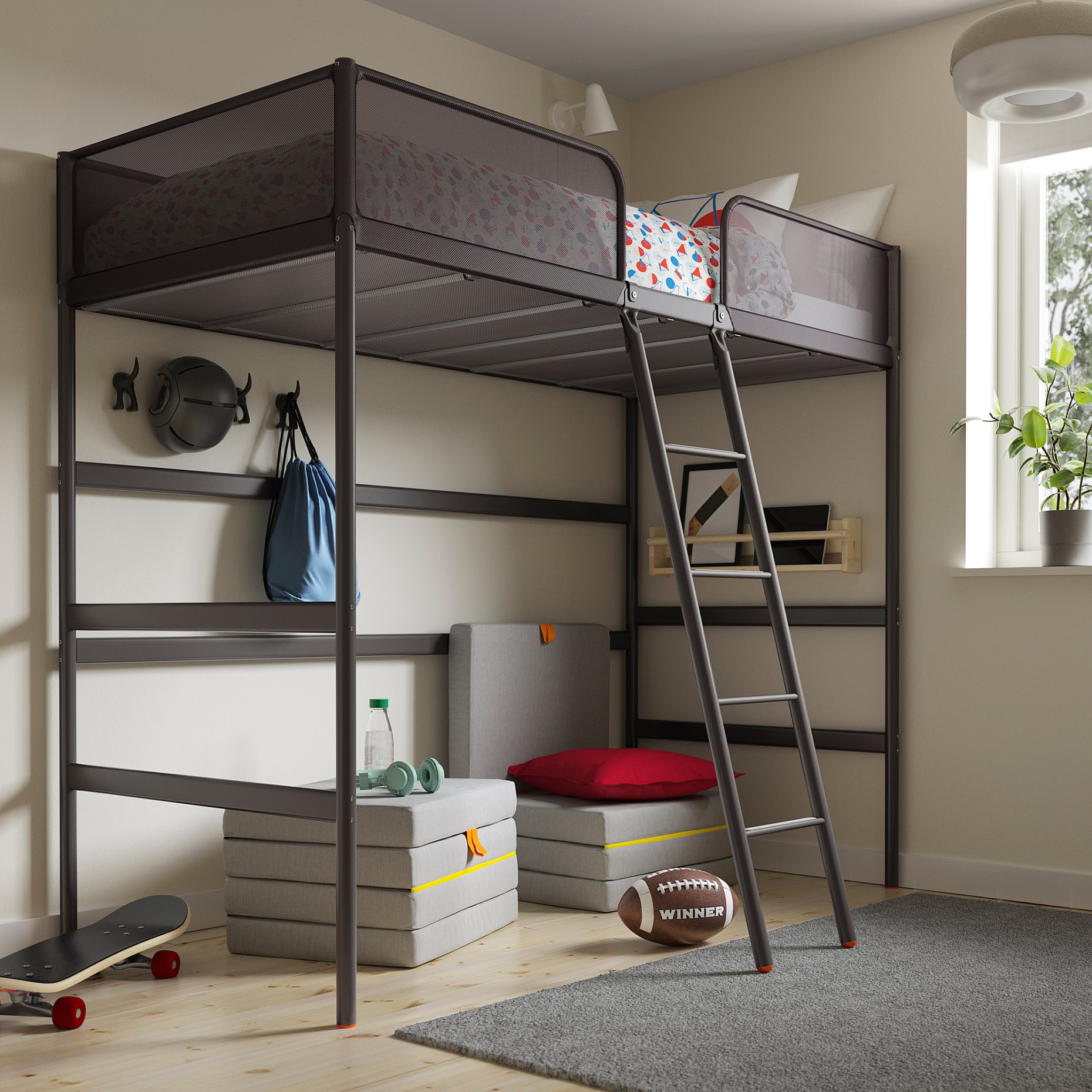 TUFFING, loft bed frame, 902.994.49