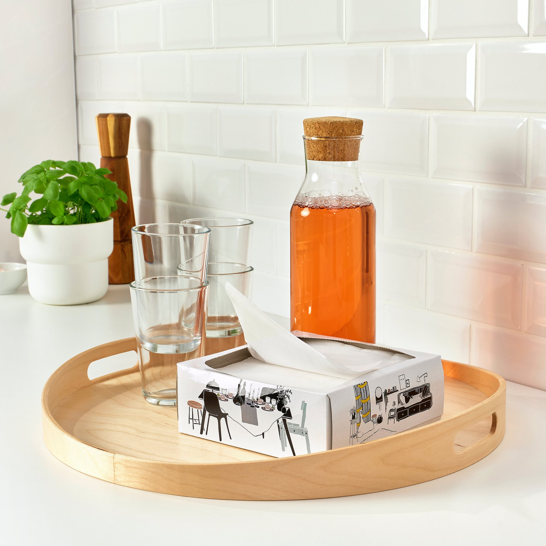 FAMILJ, χαρτοπετσέτα 16x32 cm, 100 τεμ. 200g, 903.665.37