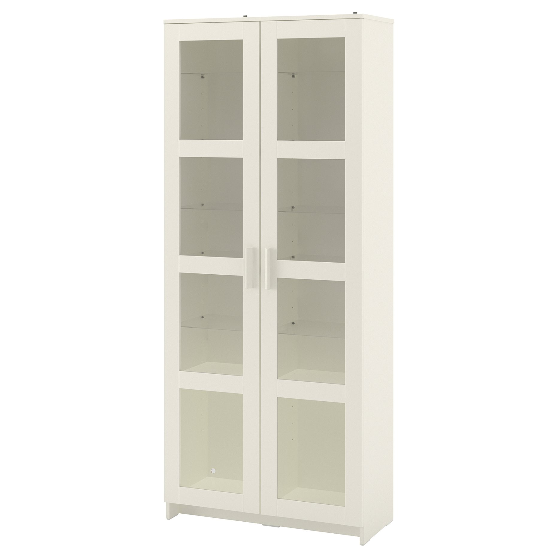 BRIMNES, glass-door cabinet, 904.098.72