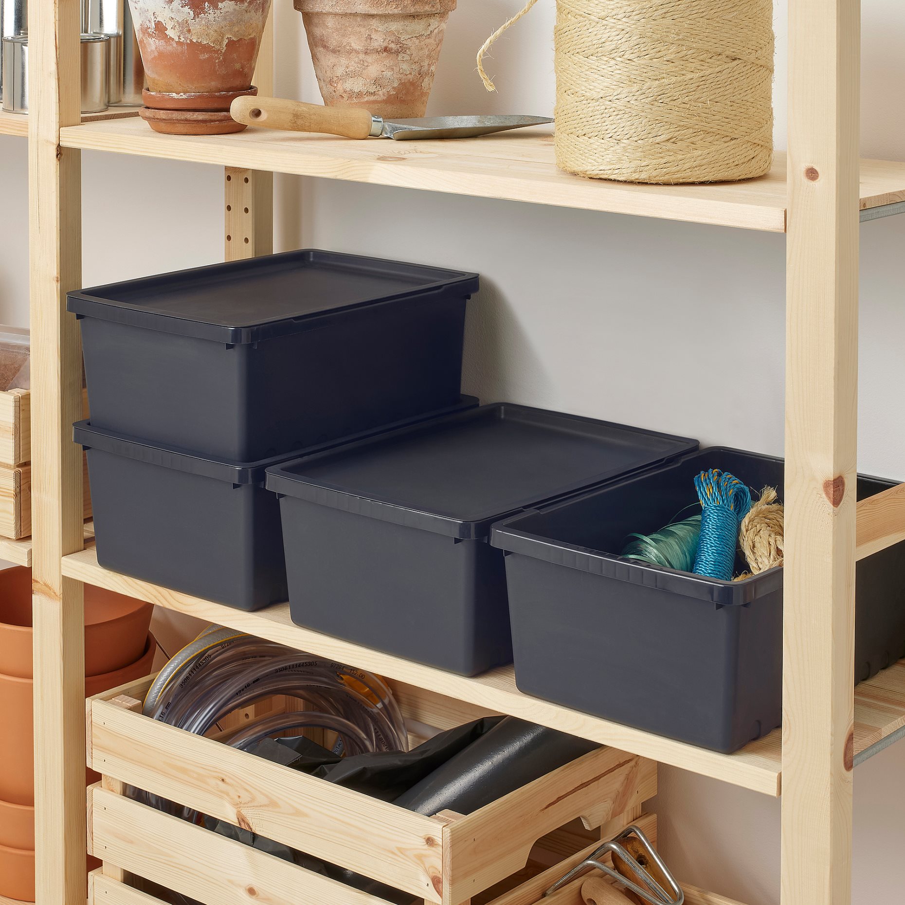 UPPSNOFSAD, storage box, 35x25x14 cm/9 l, 904.407.64