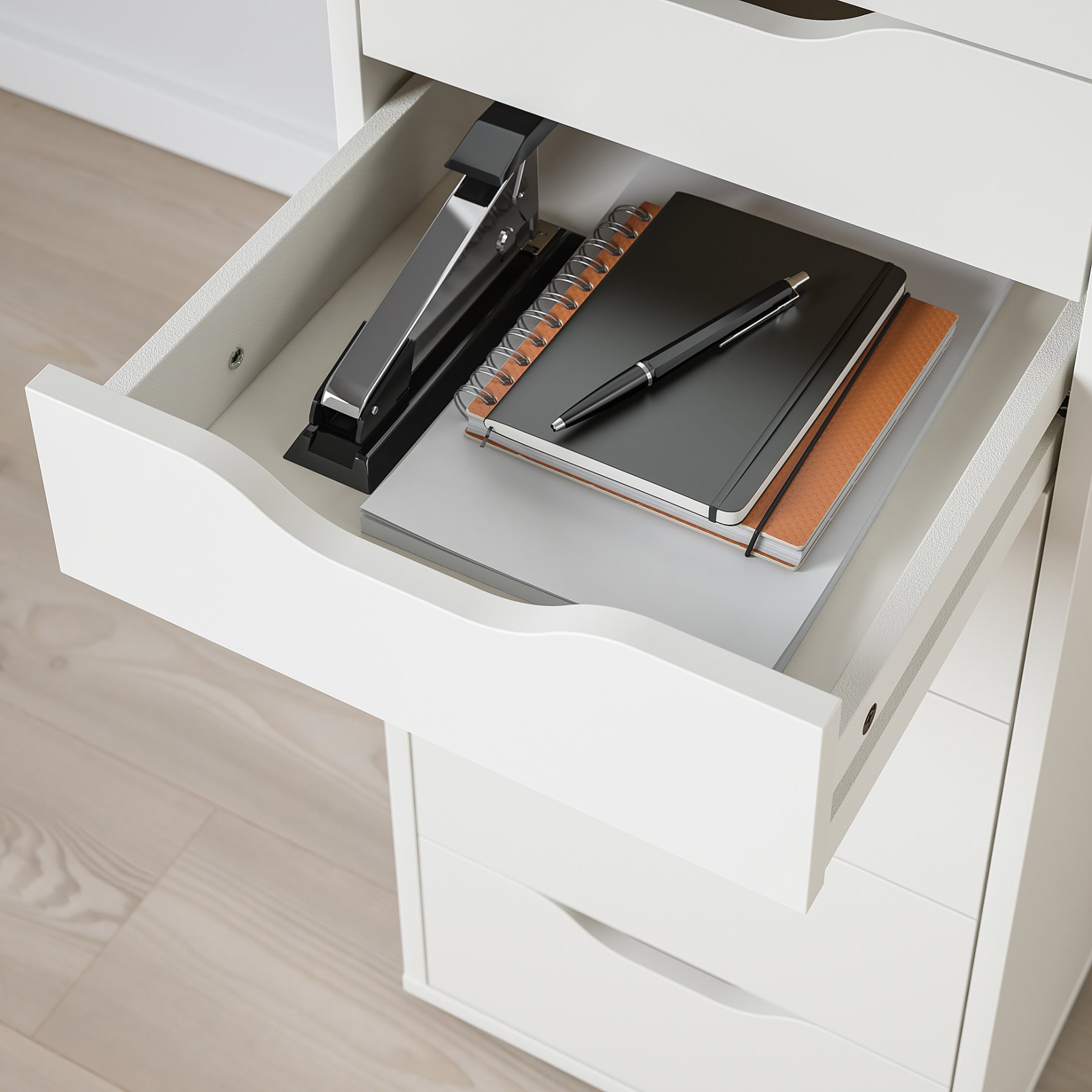 ALEX, drawer unit with 9 drawers, 36x116 cm, 904.861.39