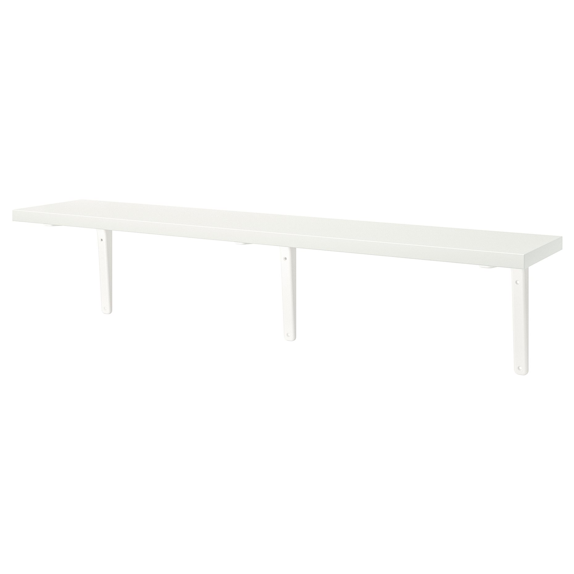 BERGSHULT/TOMTHULT, shelf with bracket, 120x20 cm, 994.183.15