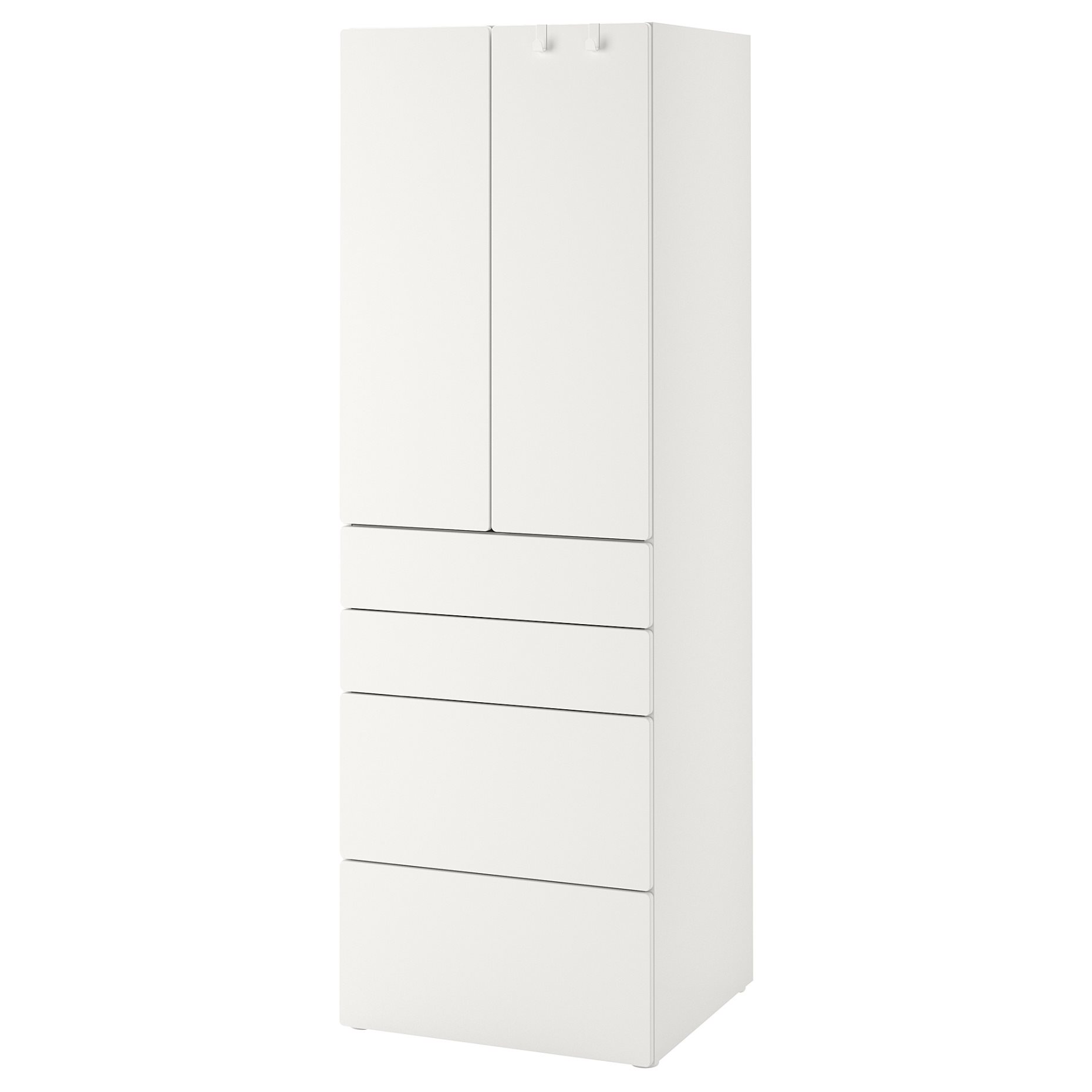 SMASTAD/PLATSA, wardrobe with 4 drawers, 60x42x181 cm, 994.263.63