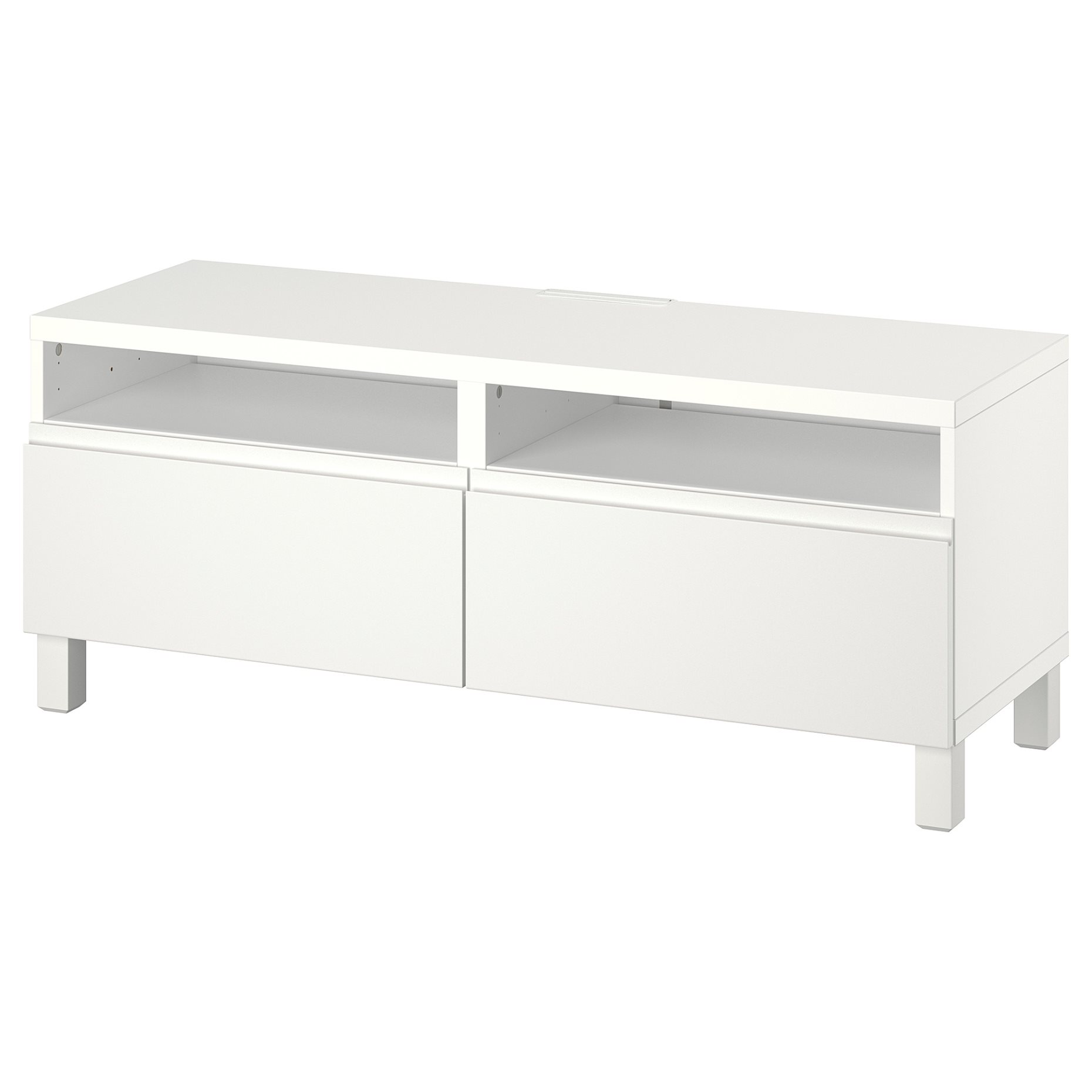 BESTÅ, έπιπλο TV με συρτάρια με μαλακό κλείσιμο, 120x42x48 cm, 994.358.81