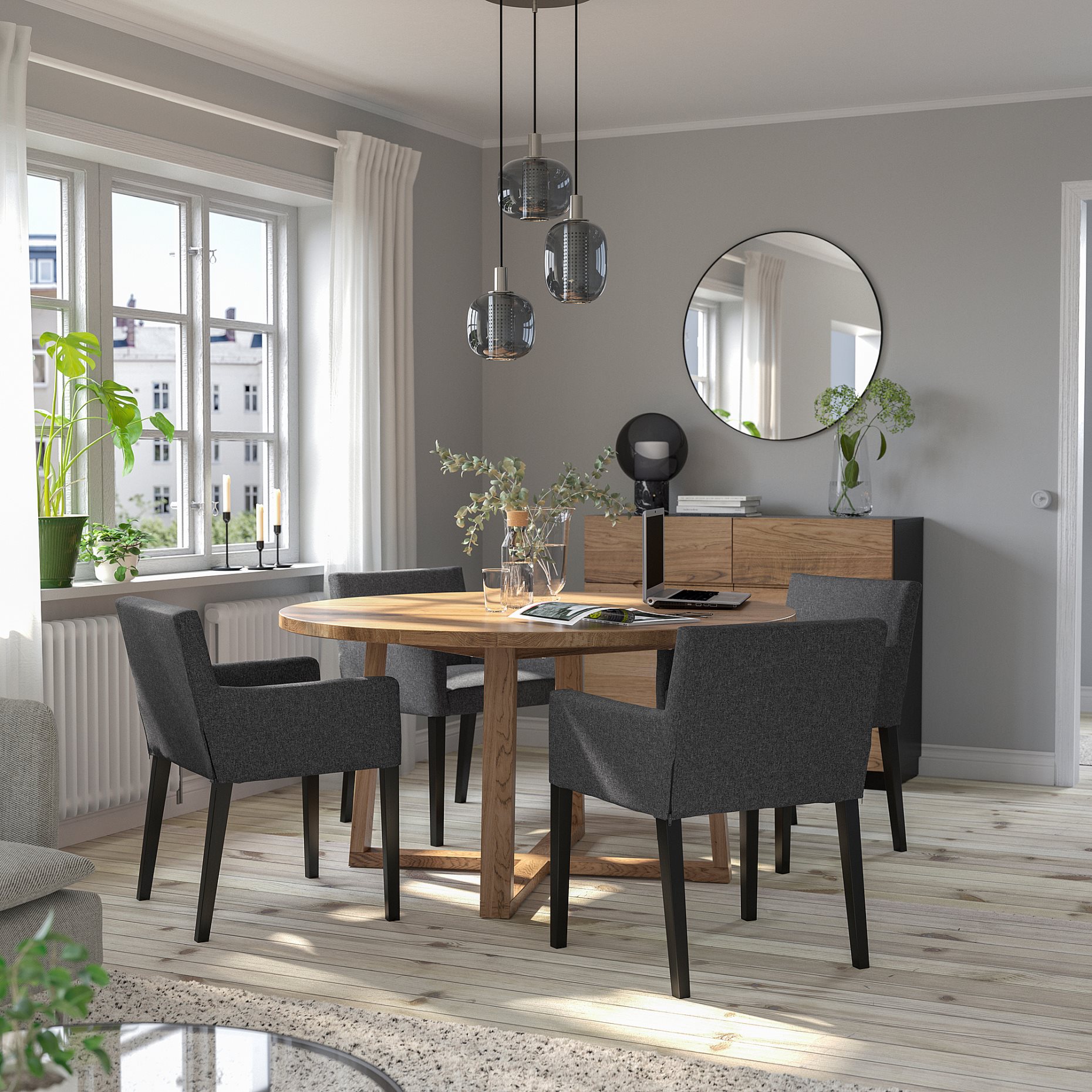 MÅRENÄS, chair with armrests, 995.143.88
