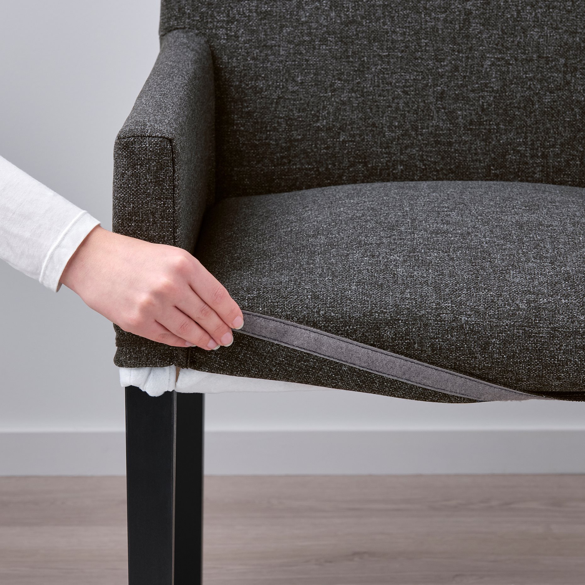 MÅRENÄS, chair with armrests, 995.143.88
