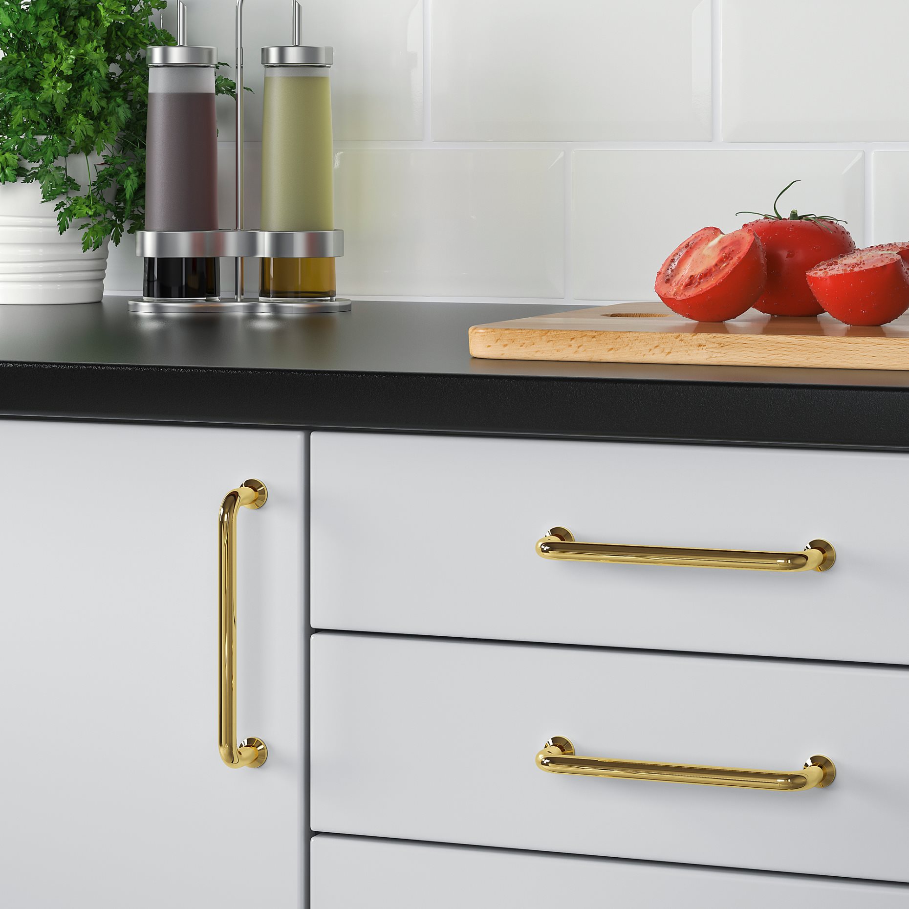 BAGGANÄS, handle, 2 pack, 003.384.07