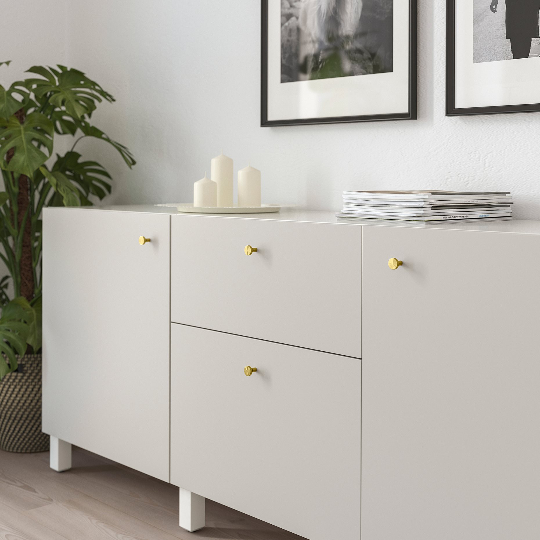 BAGGANÄS, knob, 2 pack, 003.384.12