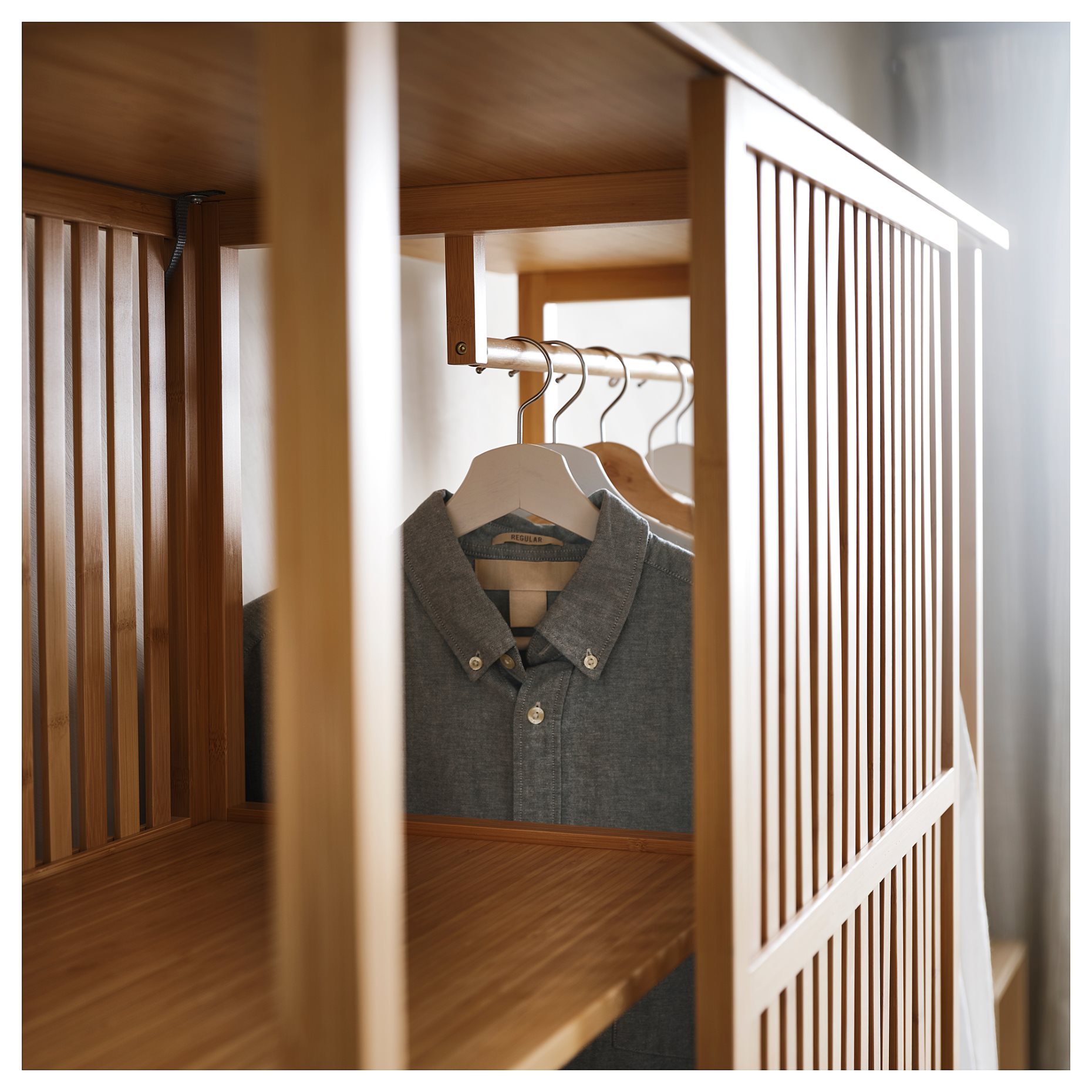 NORDKISA, open wardrobe with sliding door, 004.394.68