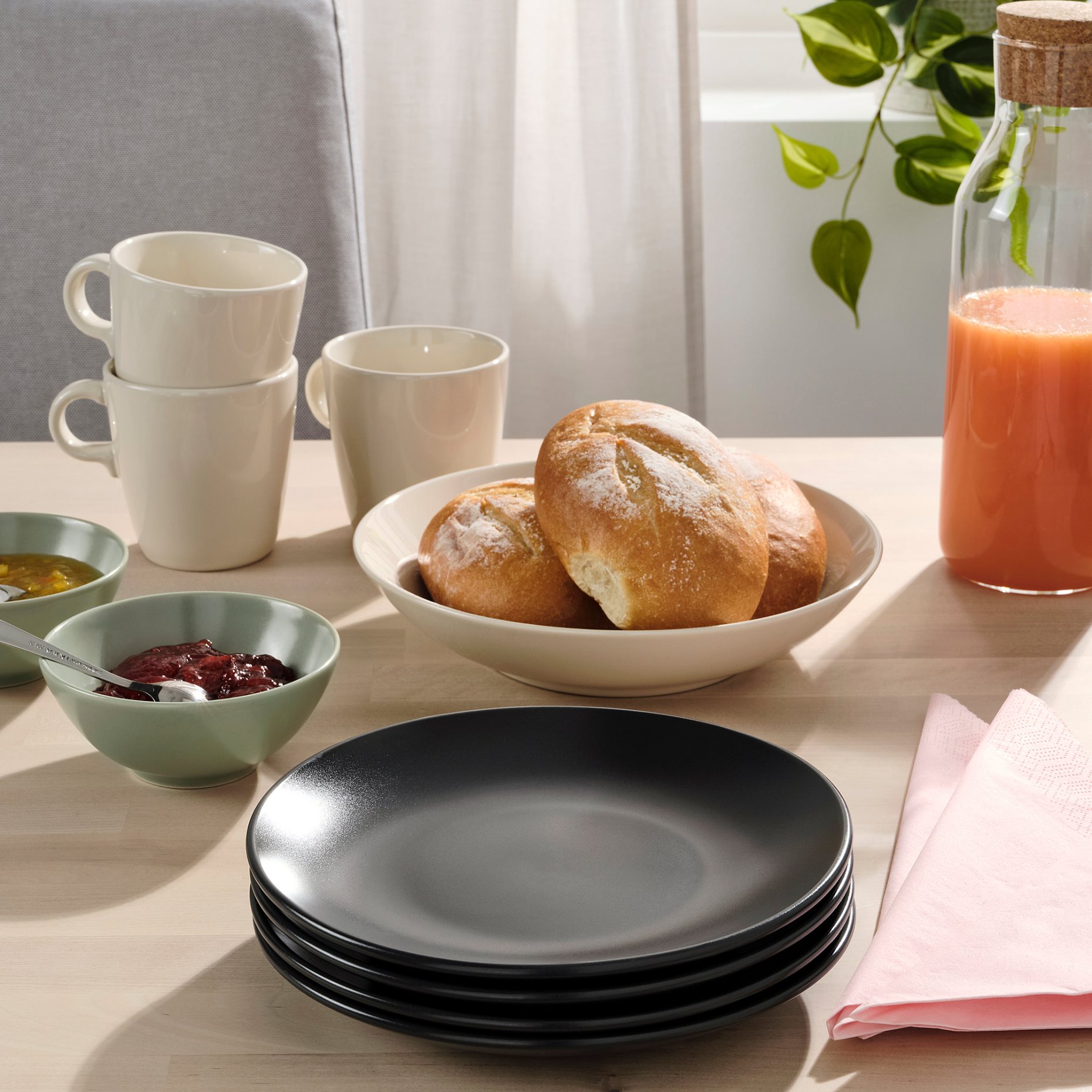 FÄRGKLAR, side plate/matt, 20 cm, 004.794.21