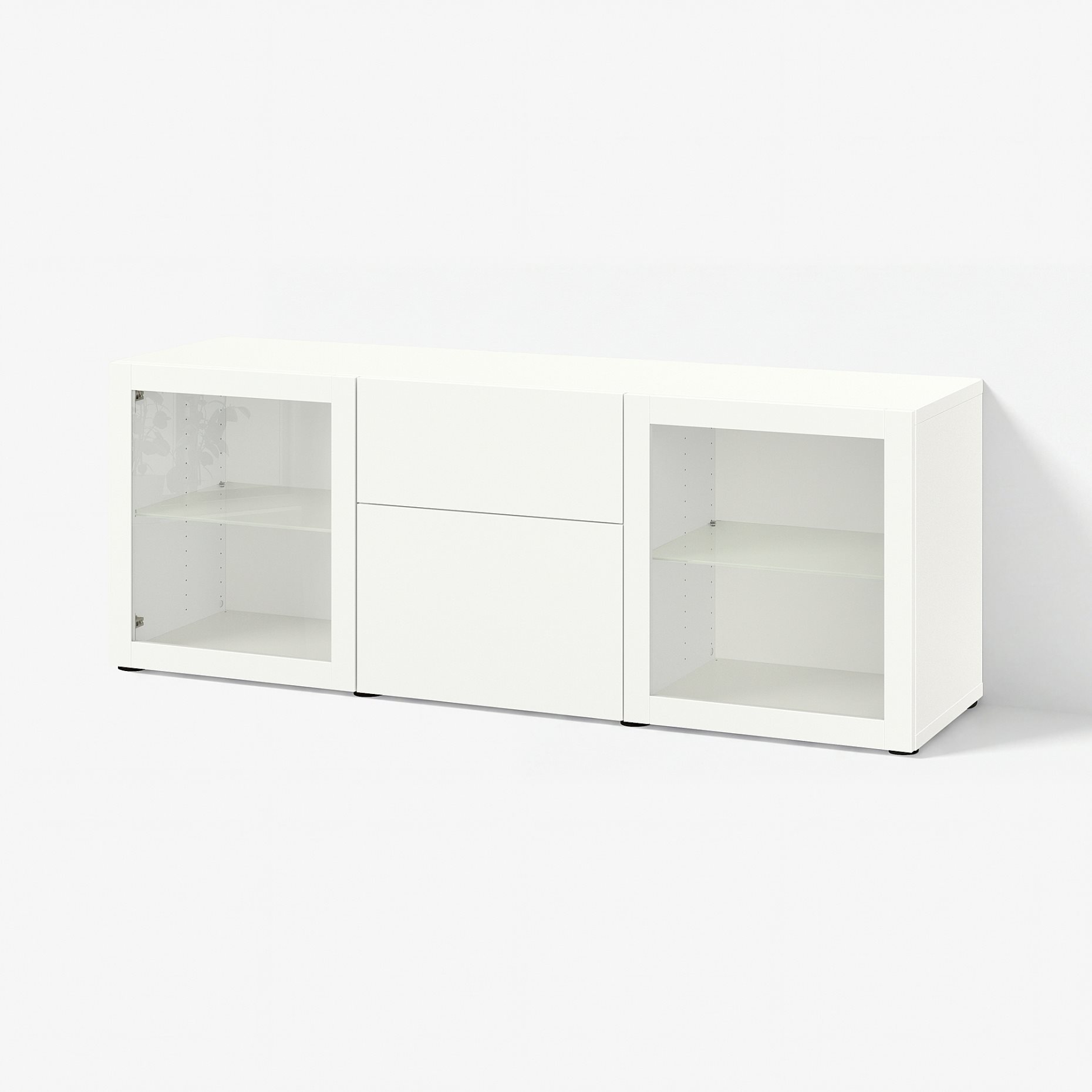 BESTÅ, storage combination with drawers, 180x42x65 cm, 094.126.62