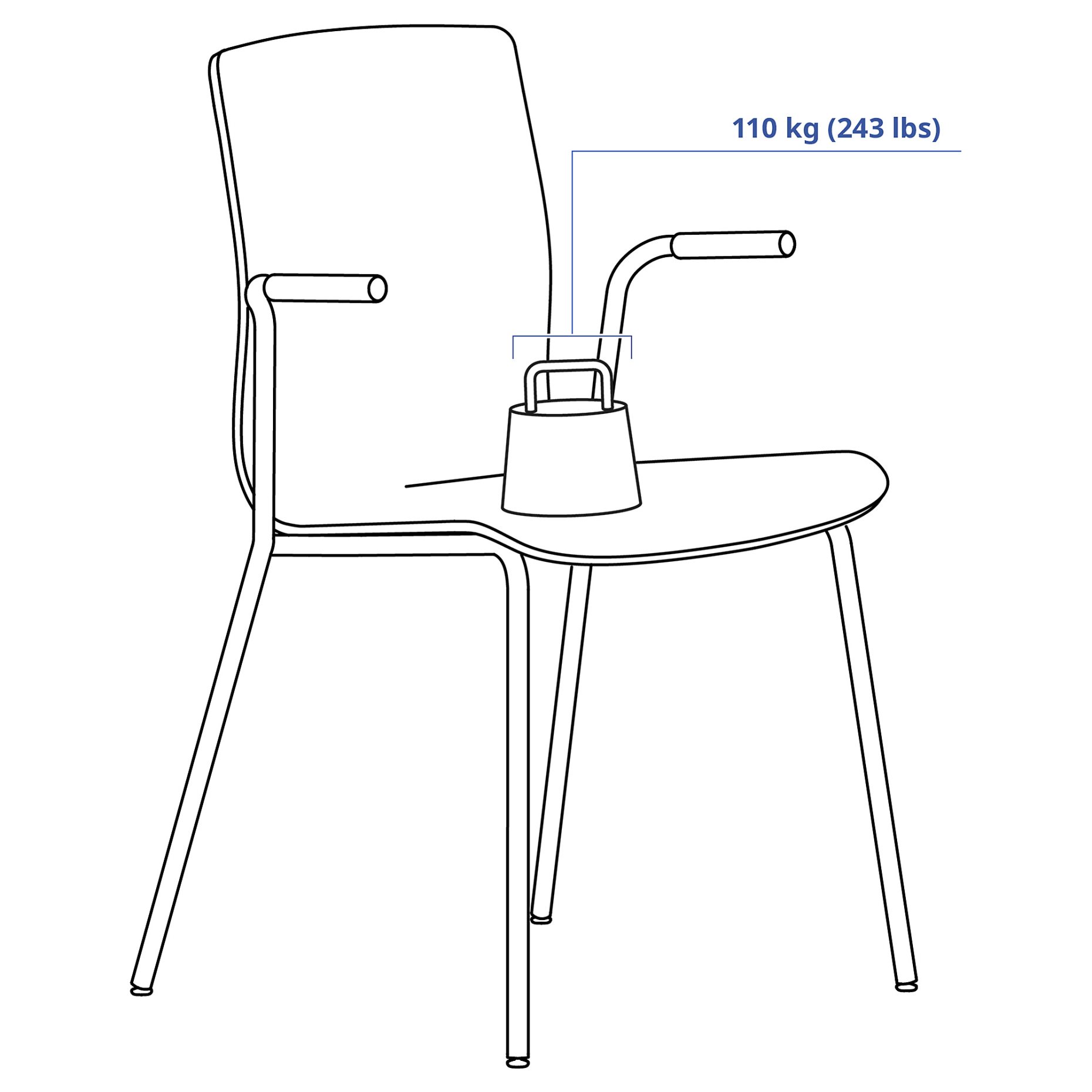 LÄKTARE, καρέκλα συνεδρίου, 095.031.91