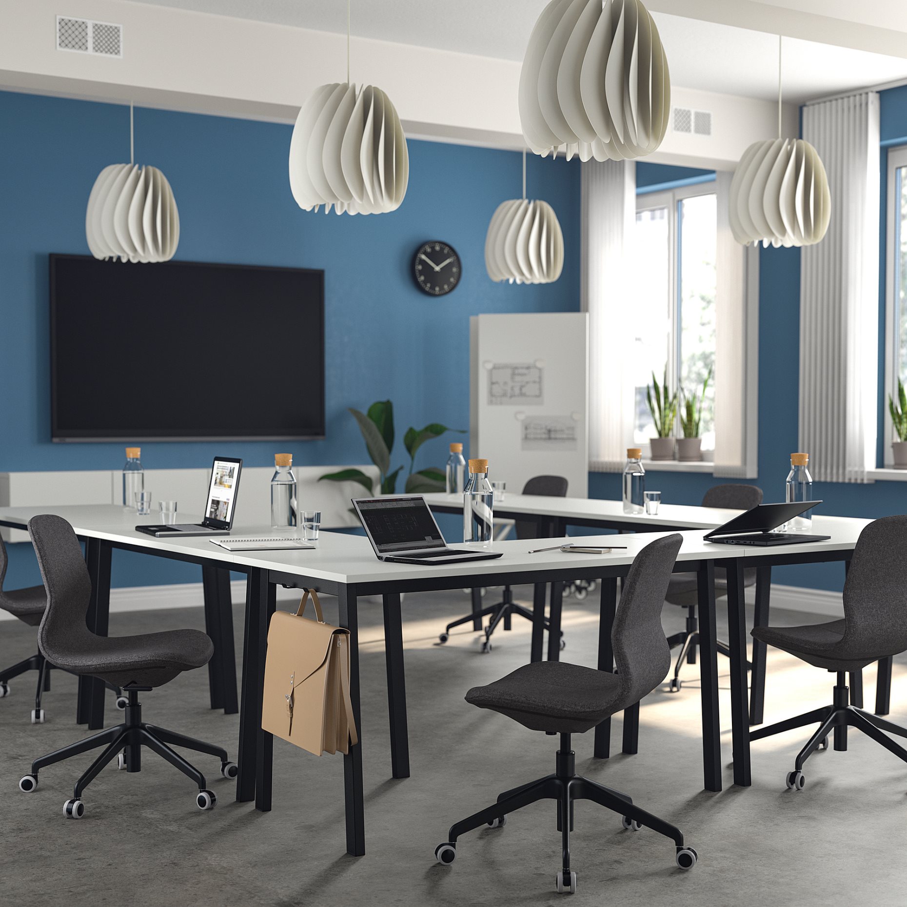 MITTZON, τραπέζι συνεδριάσεων, 140x68x75 cm, 095.329.85