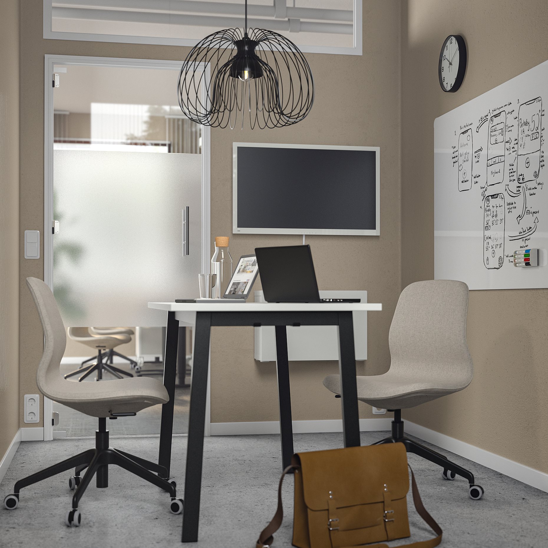 MITTZON, τραπέζι συνεδριάσεων, 140x68x75 cm, 095.329.85