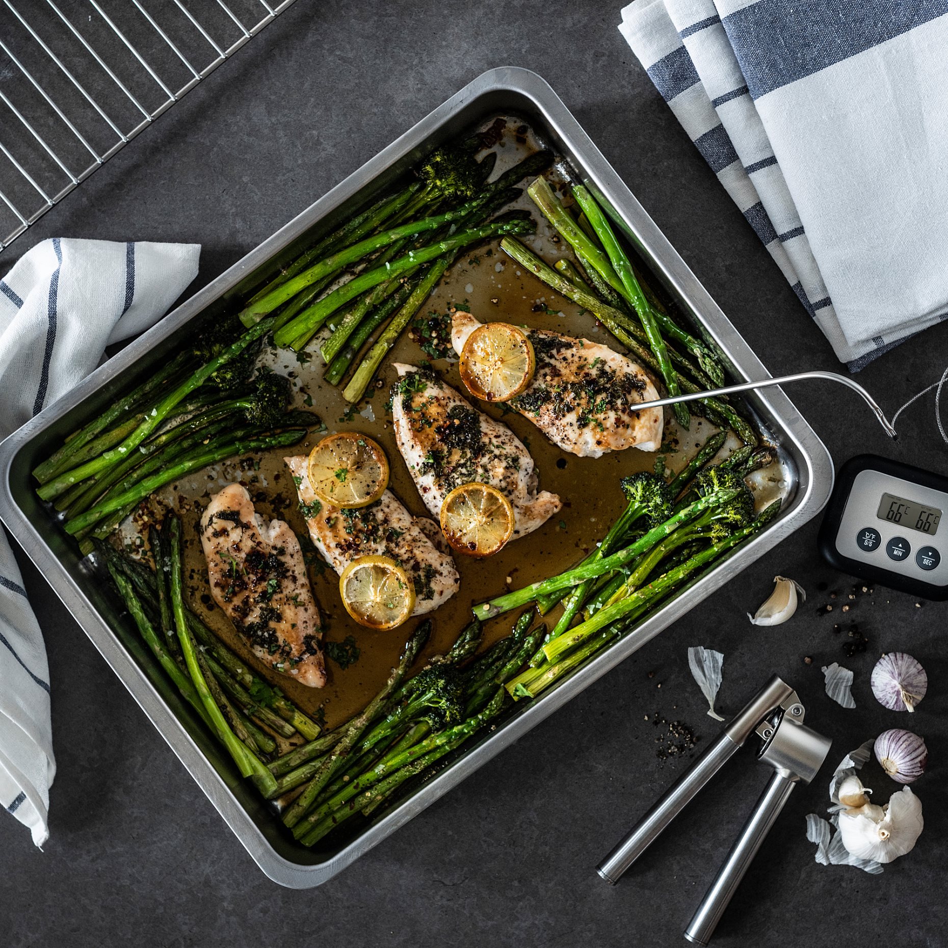 KONCIS, roasting tin with grill rack, 100.990.53