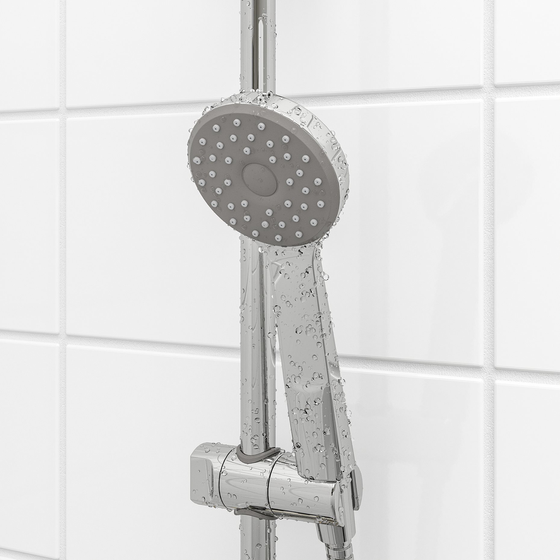 VALLAMOSSE, riser rail with handshower kit, 103.496.60
