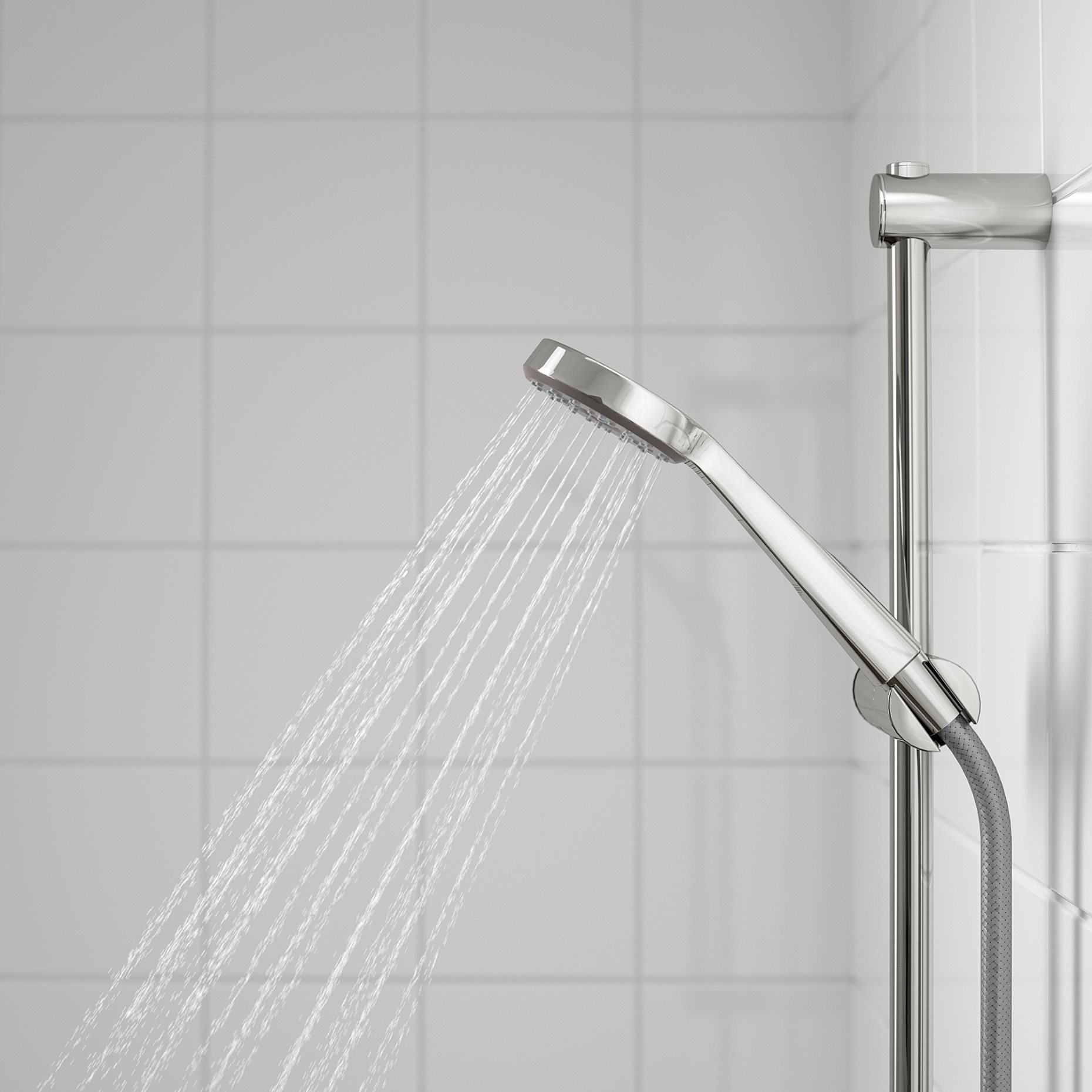 VALLAMOSSE, riser rail with handshower kit, 103.496.60