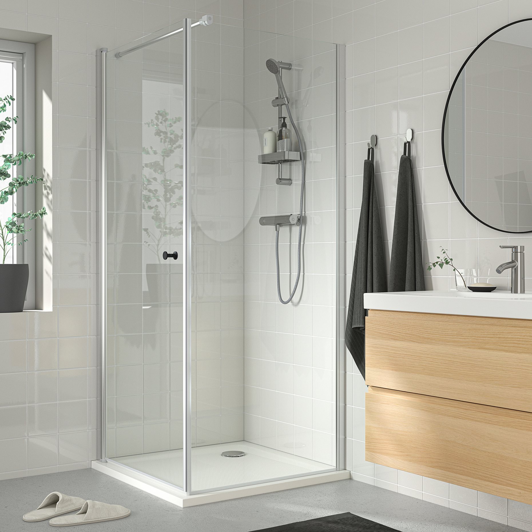 VALLAMOSSE, riser rail with handshower kit, 103.496.60