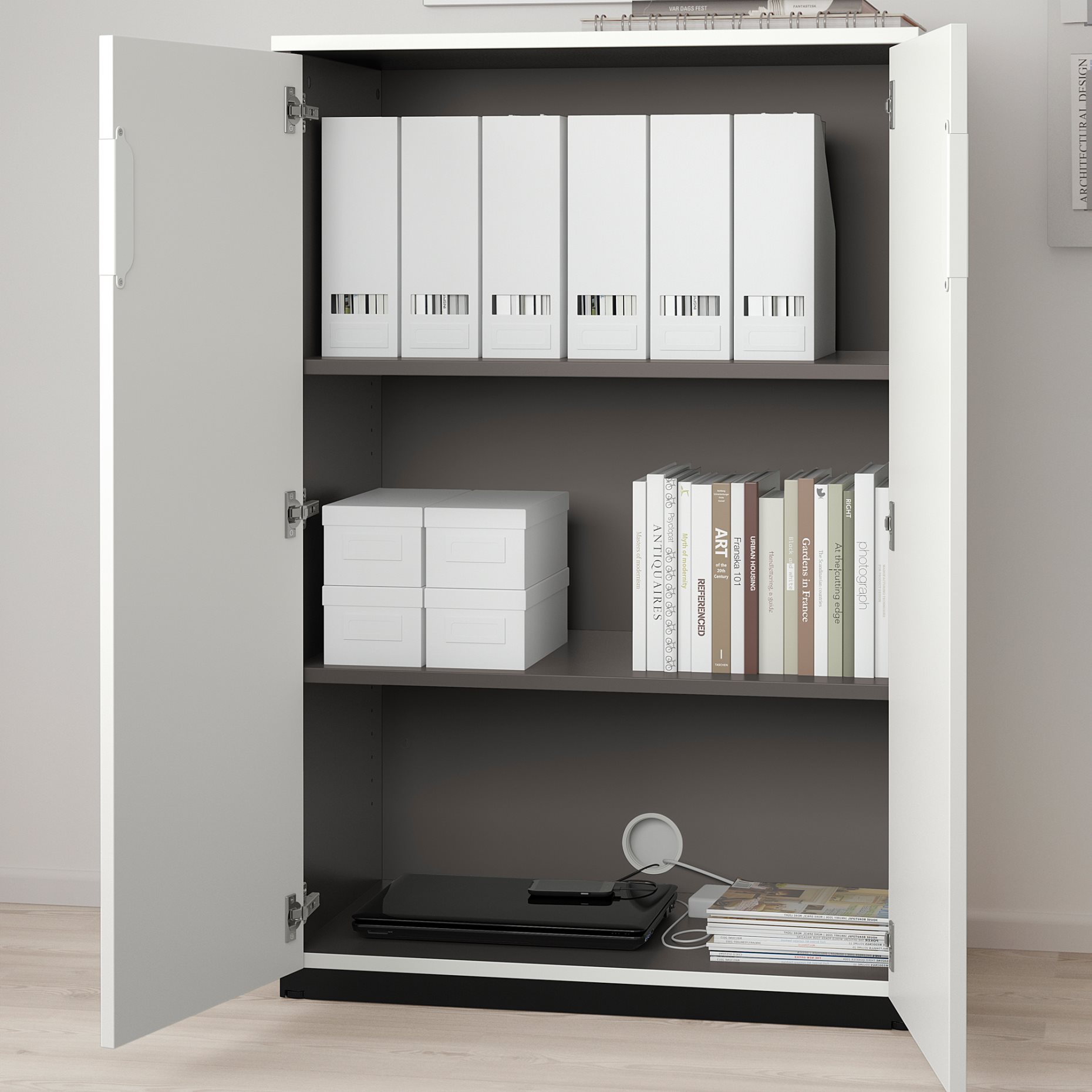 GALANT, cabinet with doors, 103.651.41