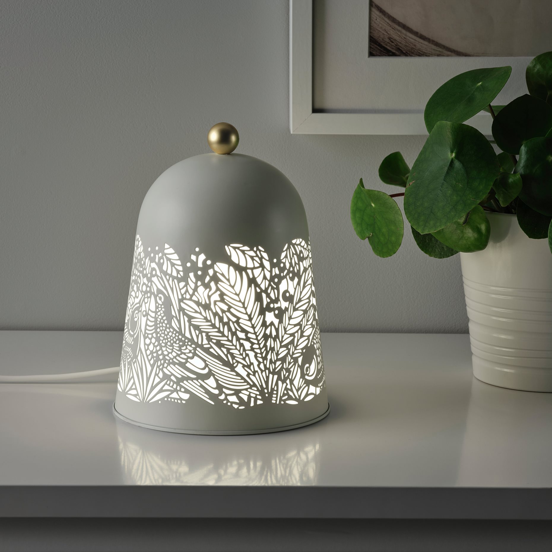 SOLSKUR, table lamp with built-in LED light source, 104.245.17