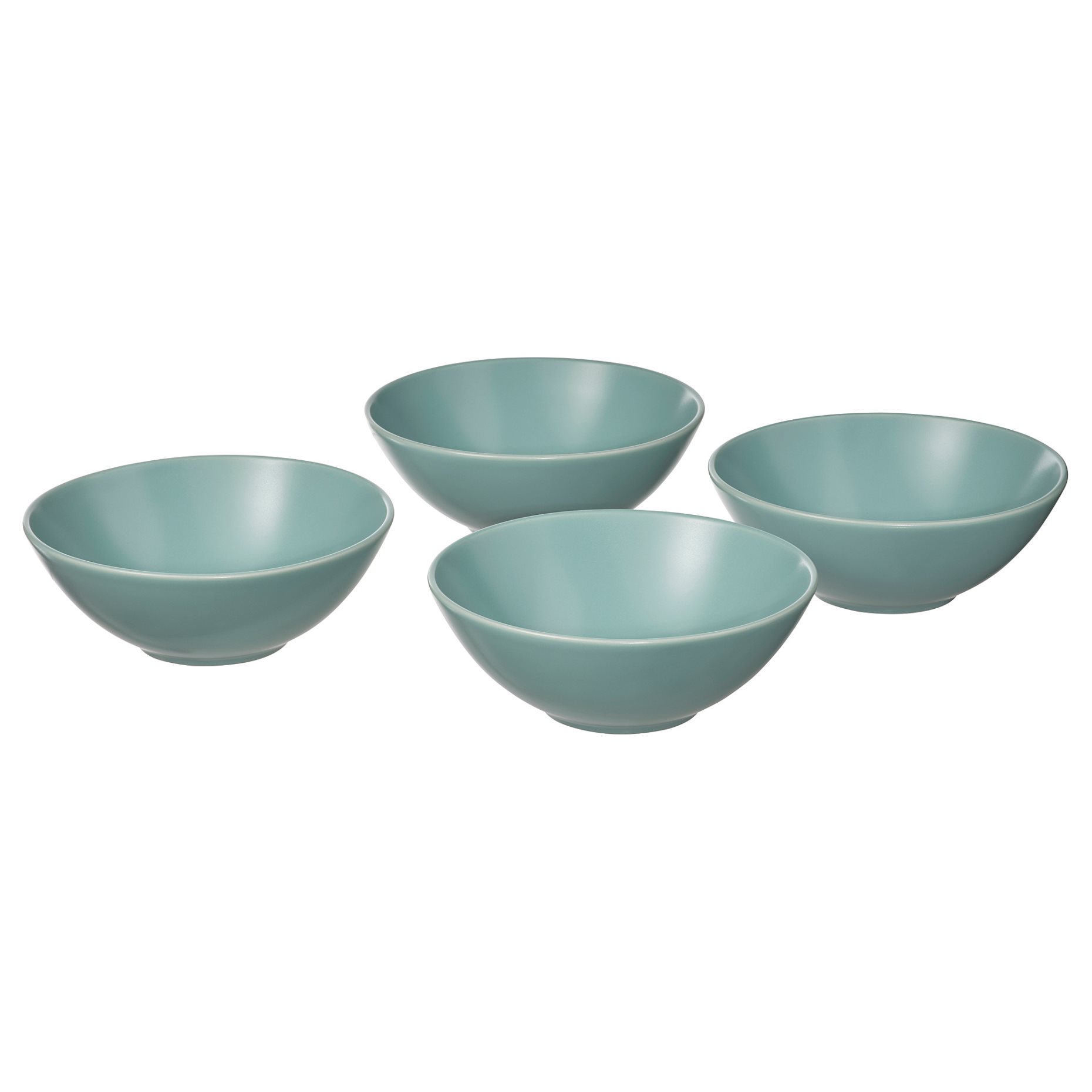 FÄRGKLAR, bowl/matt, 4 pack, 16 cm, 104.771.91
