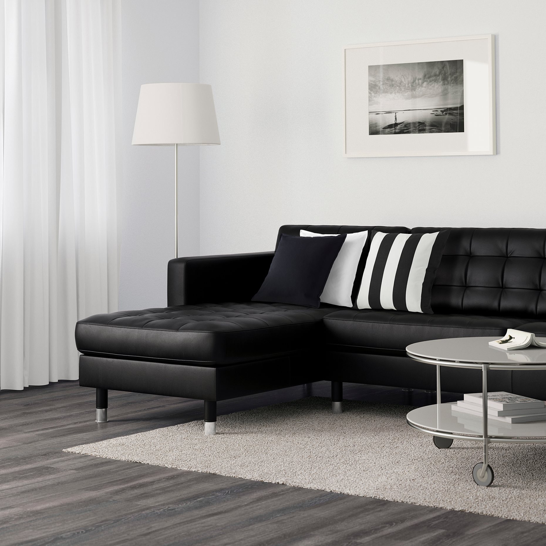 LANDSKRONA, 5-seat sofa with chaise longues, 190.462.01