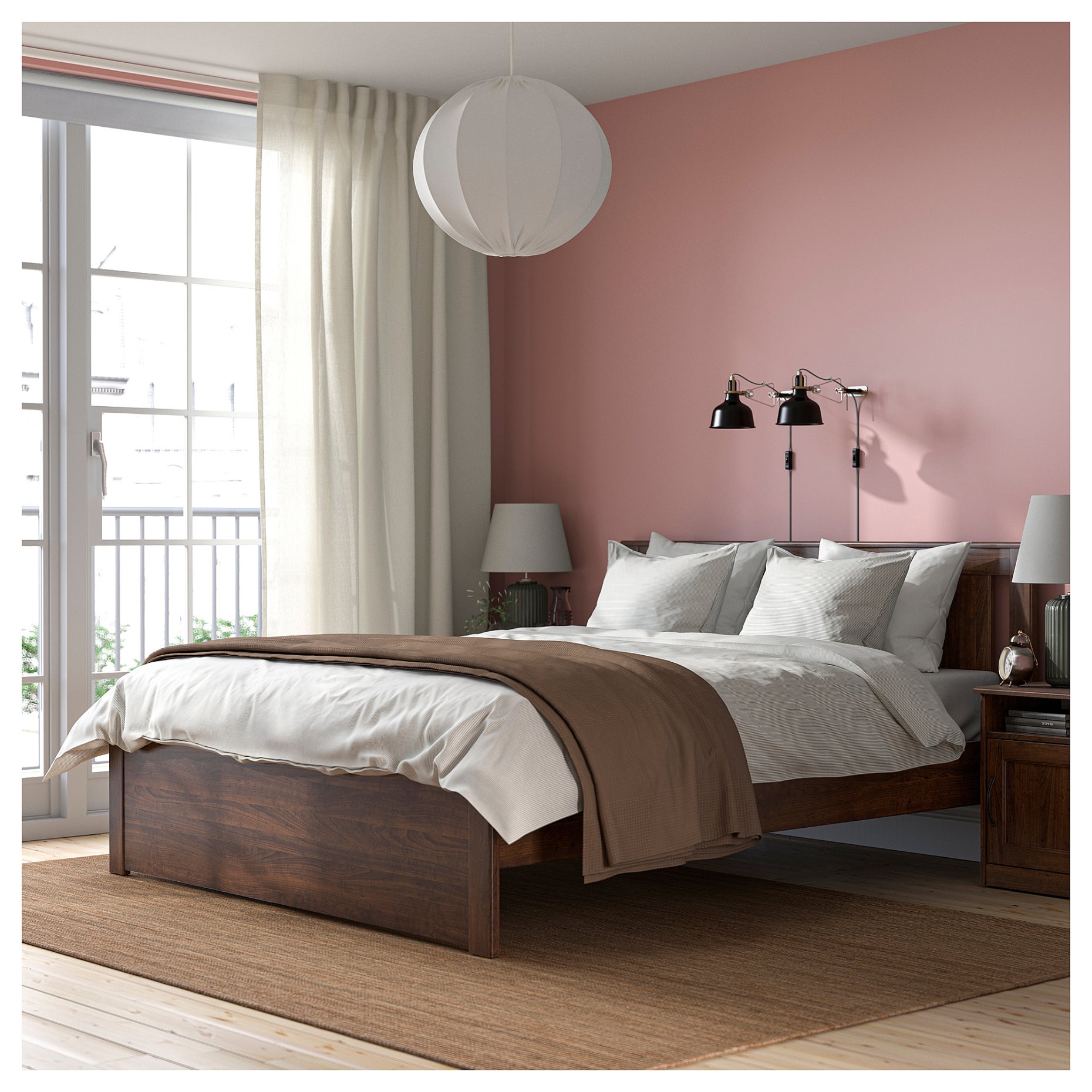 SONGESAND, bed frame, 160X200 cm, 192.410.90