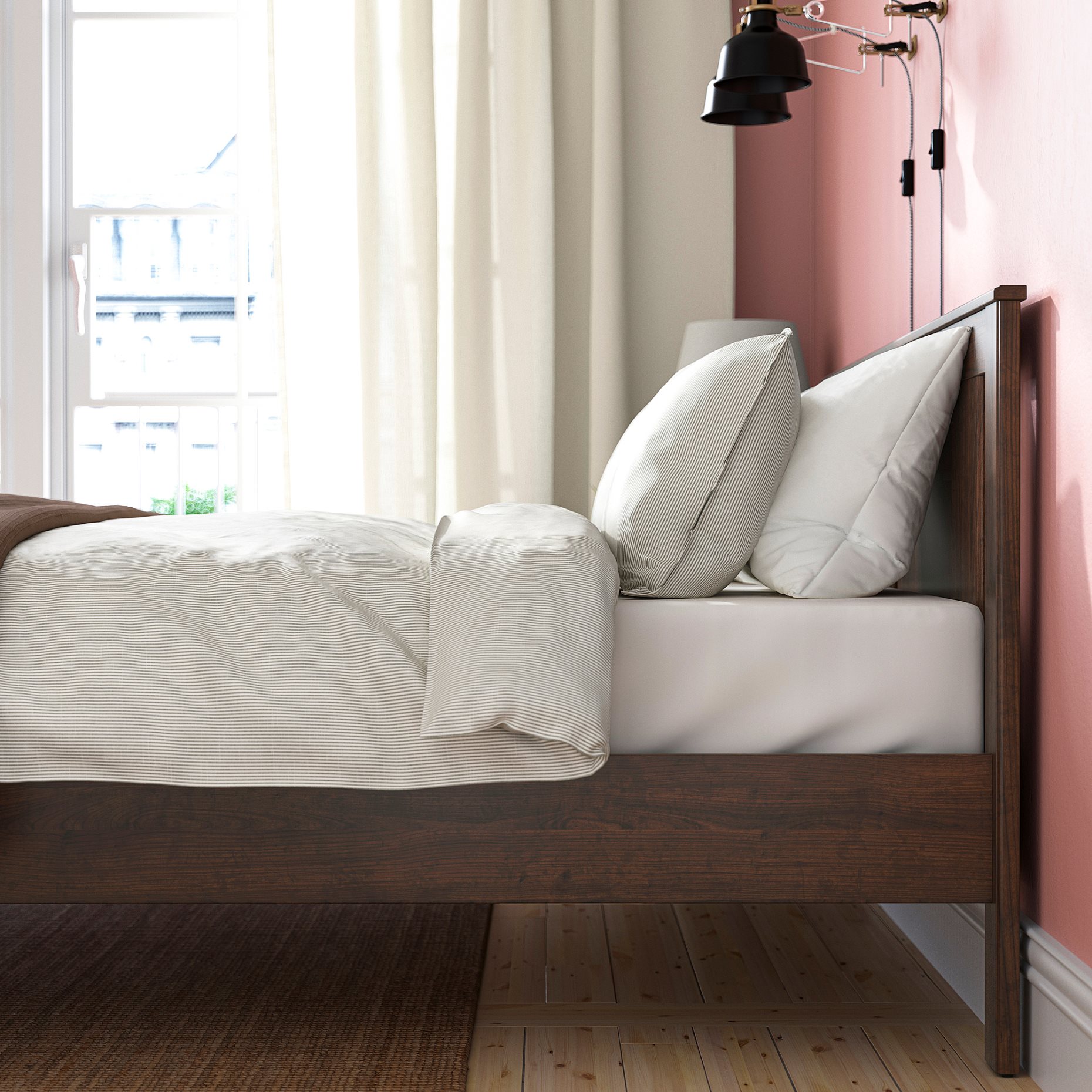 SONGESAND, bed frame, 160X200 cm, 192.410.90