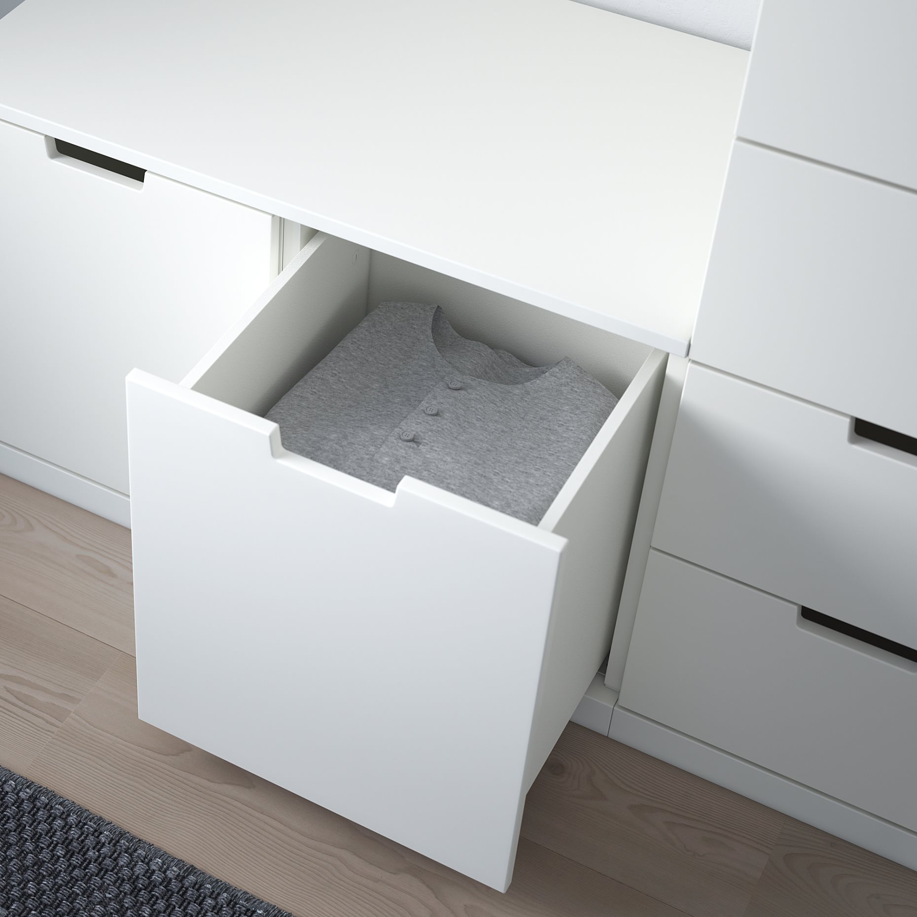 NORDLI, chest of 8 drawers, 160X99 cm, 192.766.21