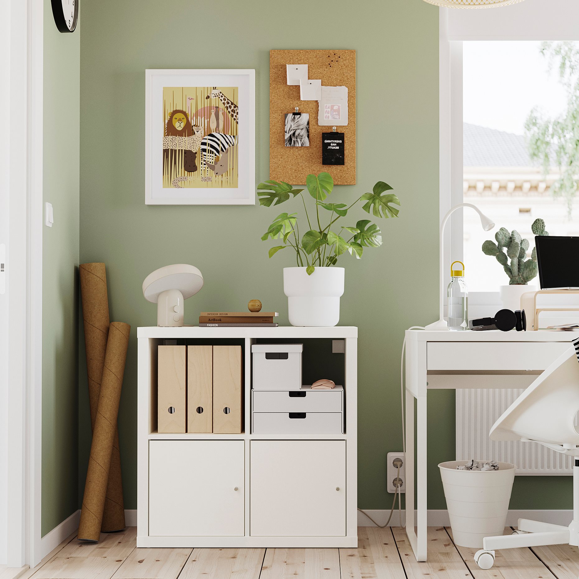 KALLAX, shelving unit with doors, 192.782.72