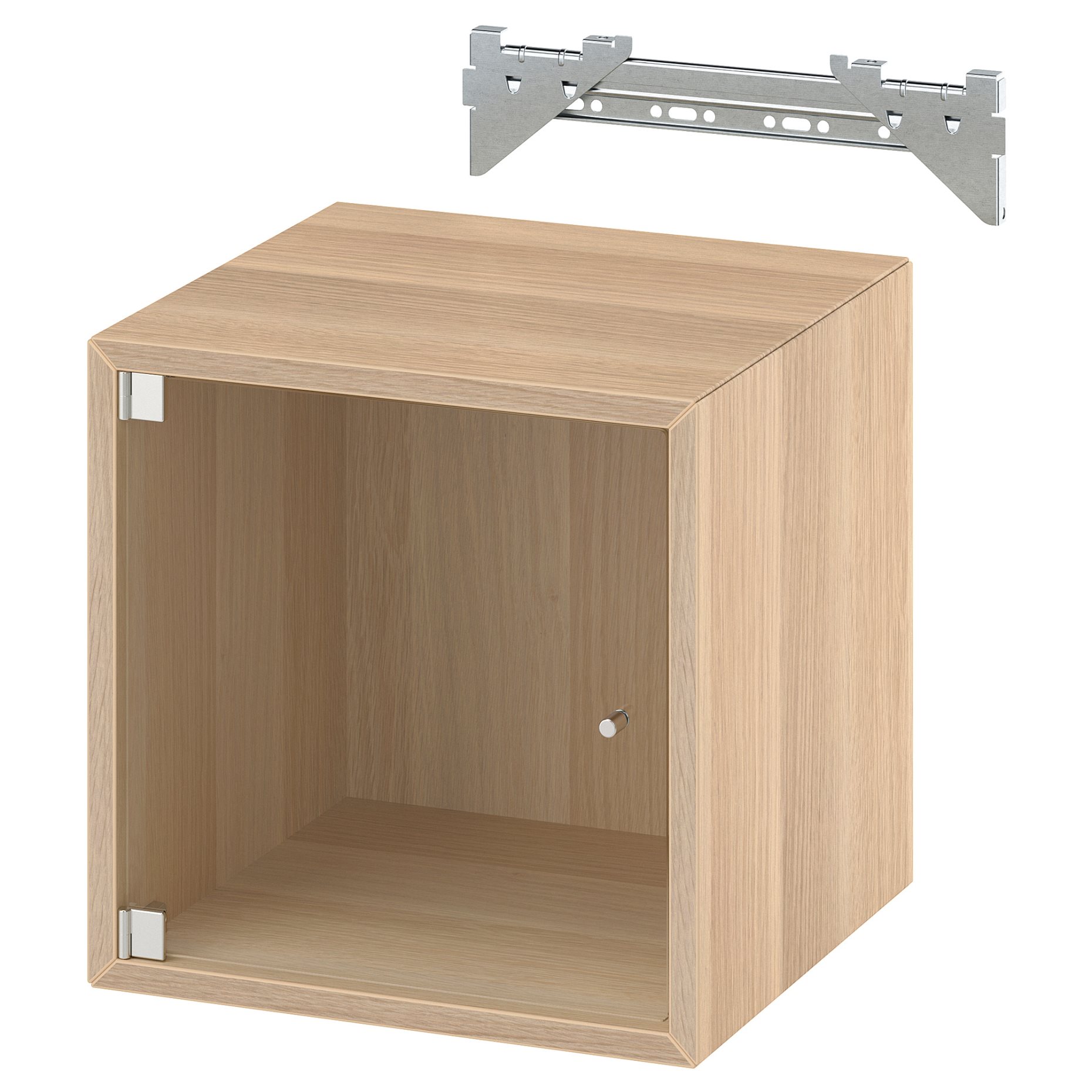 EKET, wall cabinet with glass door, 193.363.71