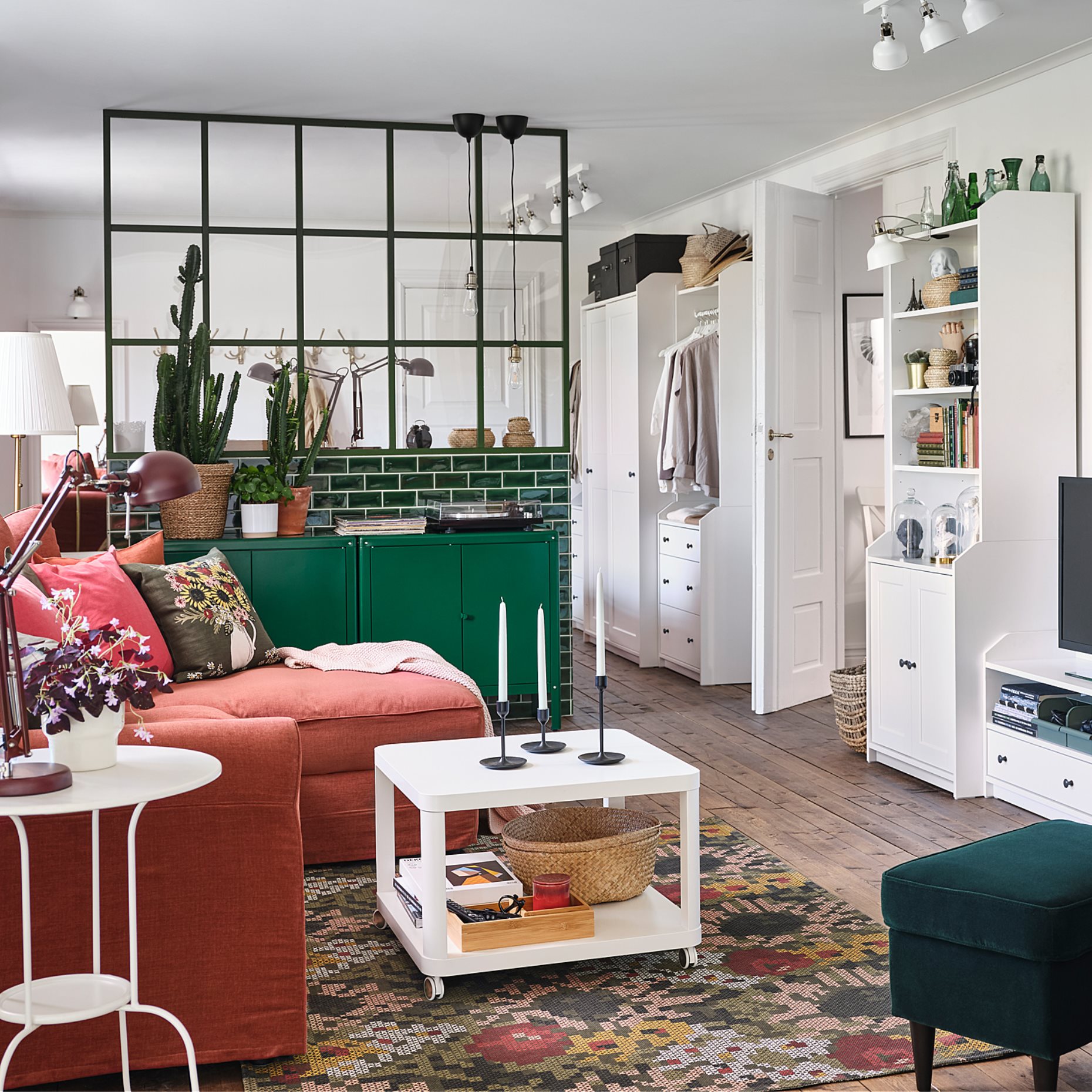 HAUGA, TV/storage combination, 193.879.02