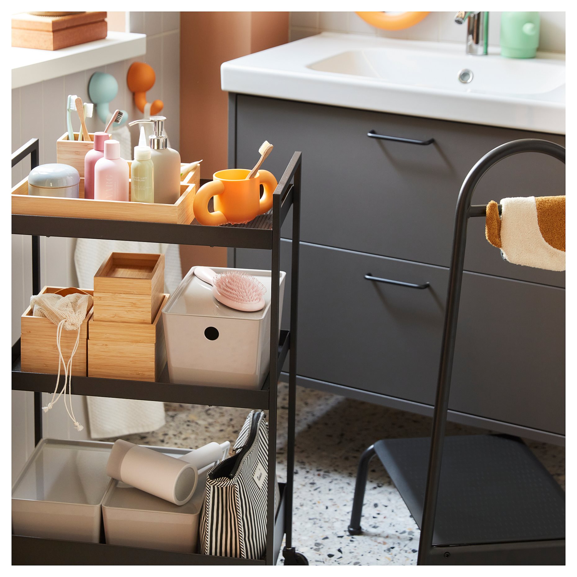 NISSAFORS, trolley, 50.5x30x83 cm, 203.997.77