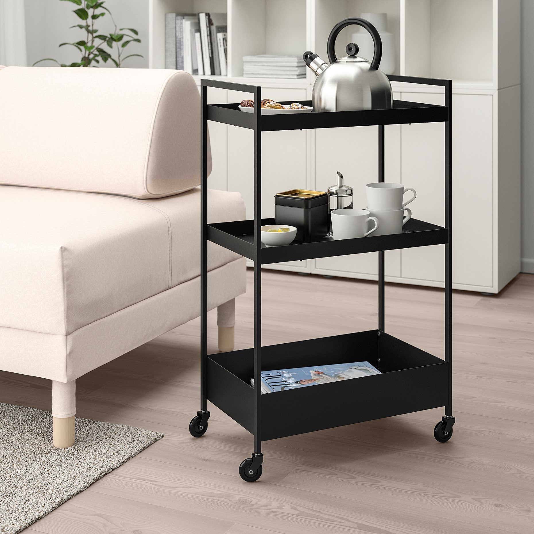 NISSAFORS, trolley, 50.5x30x83 cm, 203.997.77