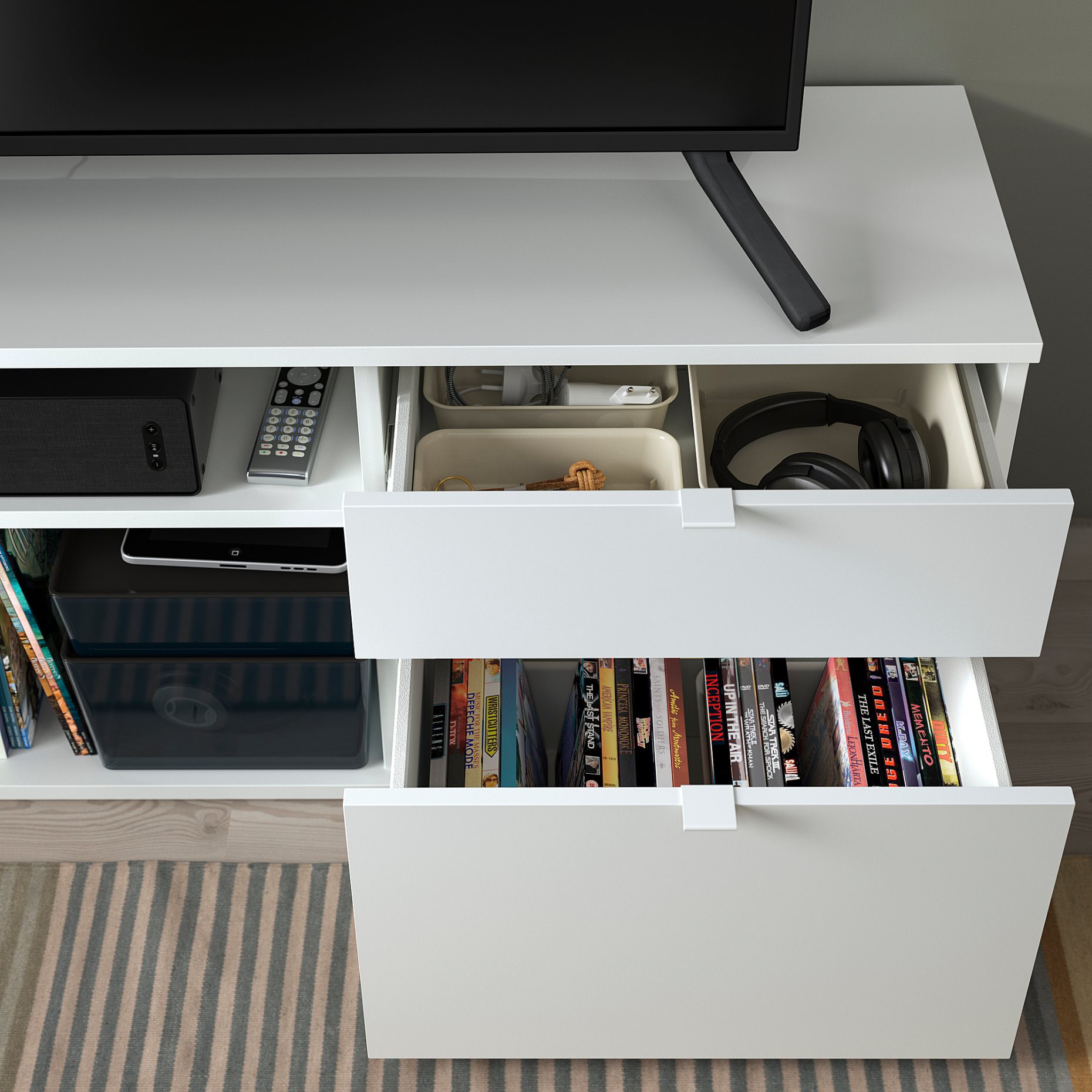 VIHALS, TV bench, 146x37x50 cm, 204.832.95