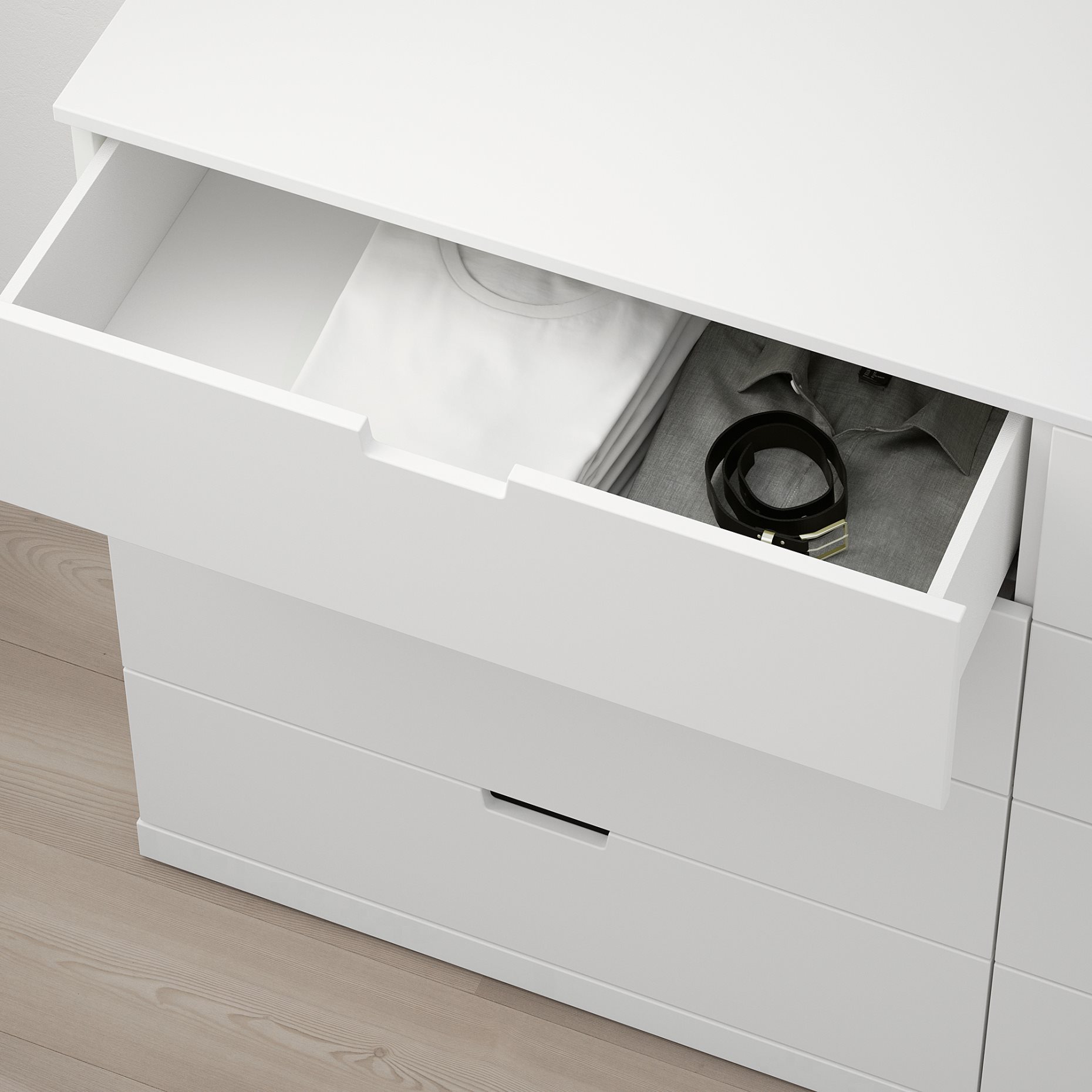 NORDLI, chest of 8 drawers, 160x99 cm, 292.395.05