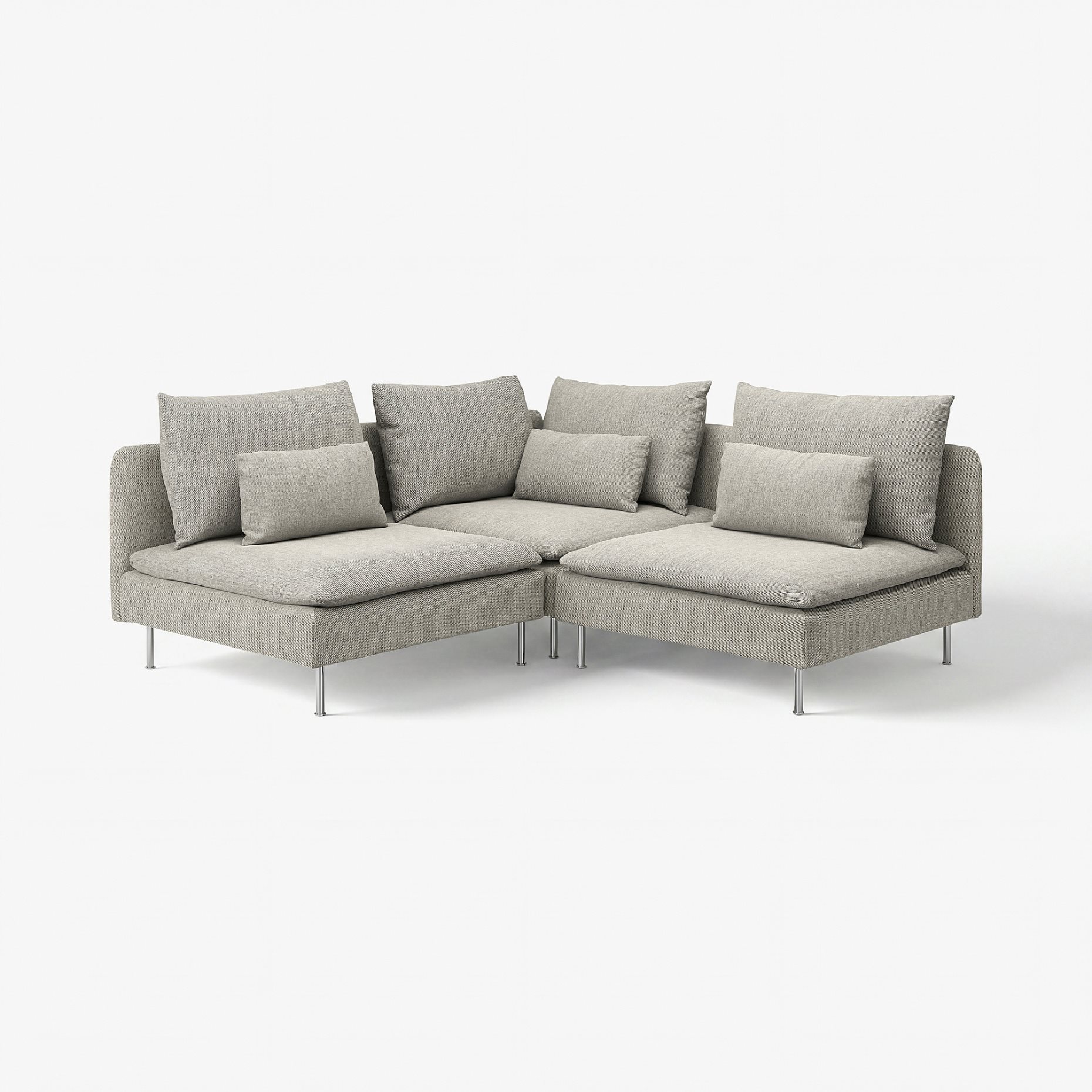 SÖDERHAMN, corner sofa, 3-seat, 293.058.83