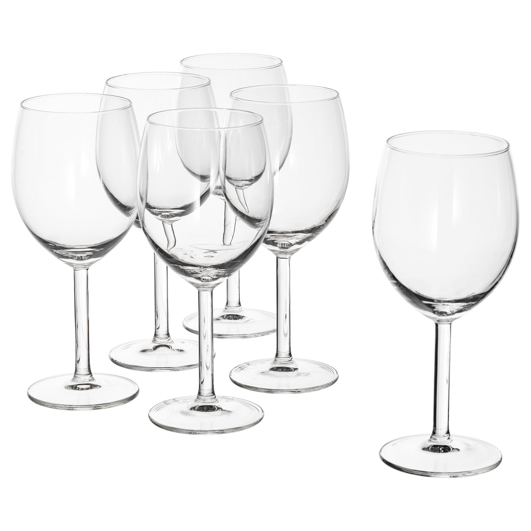 SVALKA, red wine glass, 6 pack, 300.151.23