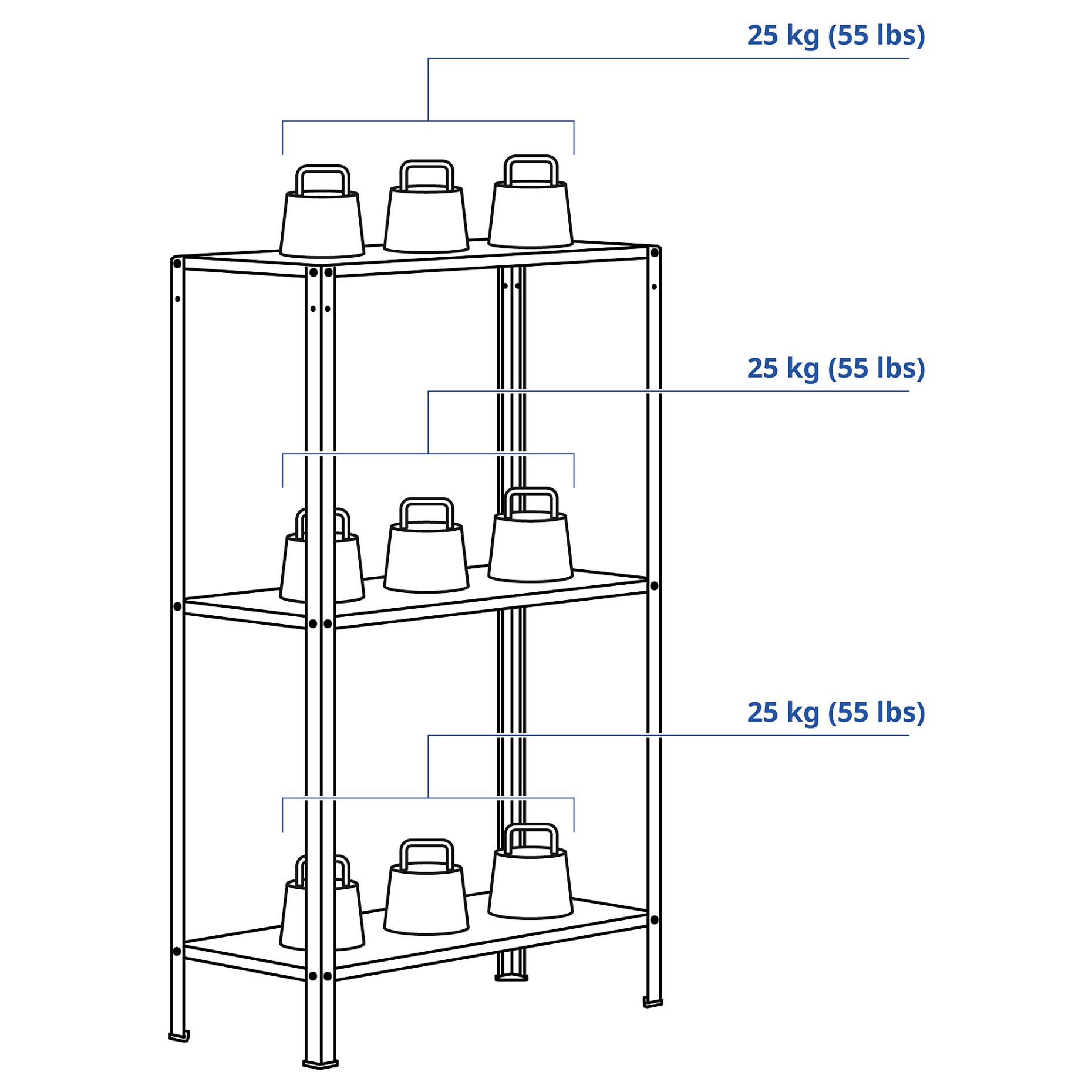 HYLLIS, shelving unit in/outdoor, 304.283.26