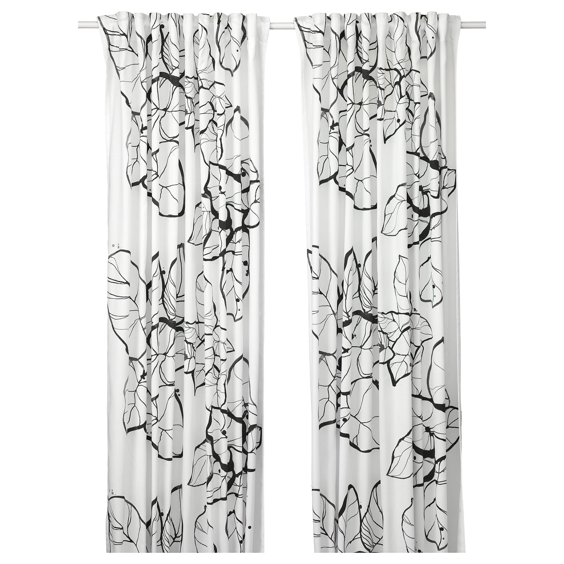 PELARKÖRSBÄR, curtains with heading tape 1 pair, 145x280 cm, 306.210.98