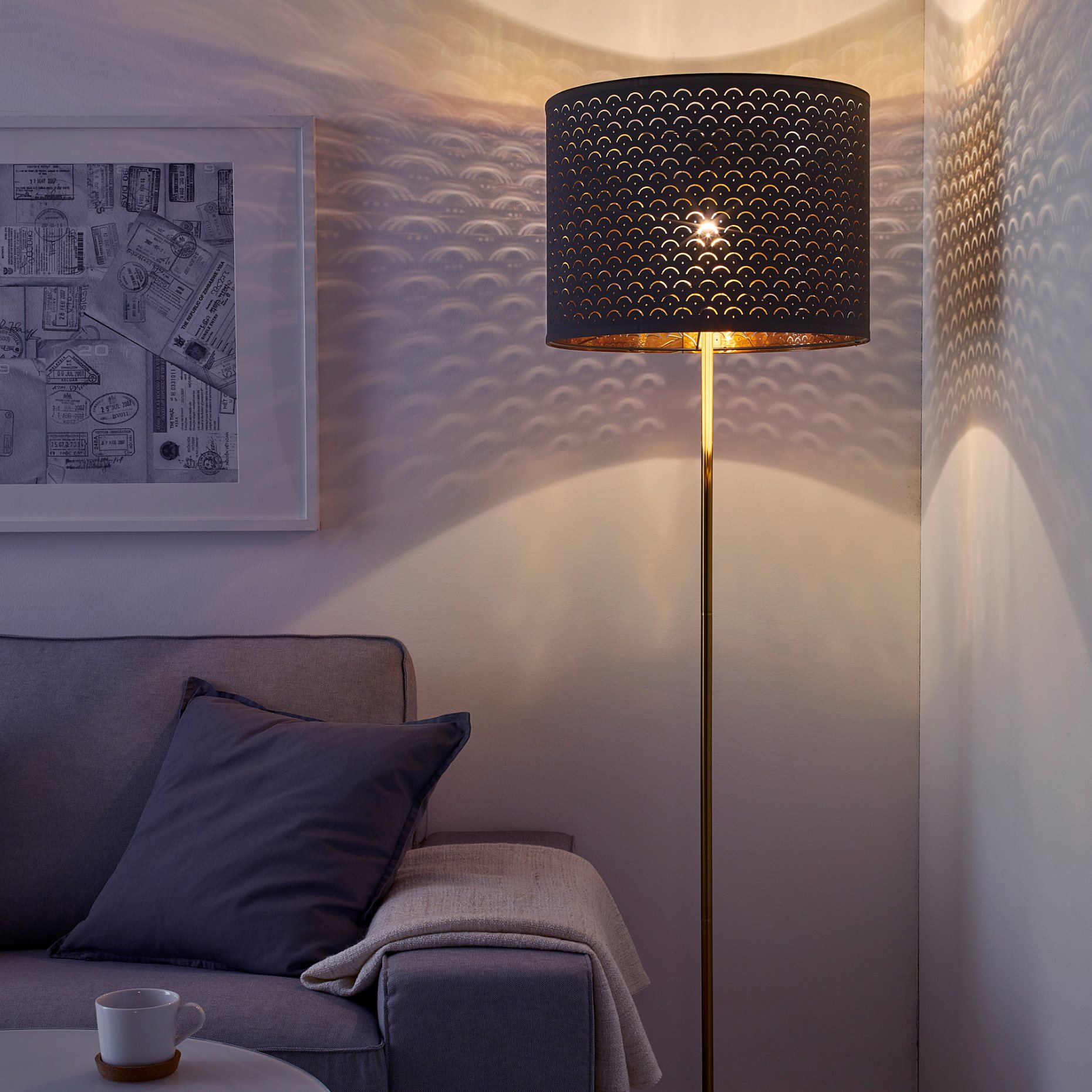 RINGSTA/SKAFTET, floor lamp, 393.196.86