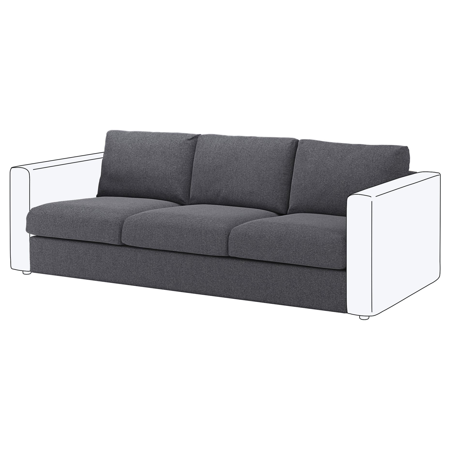 VIMLE, 3-seat section, 393.924.55