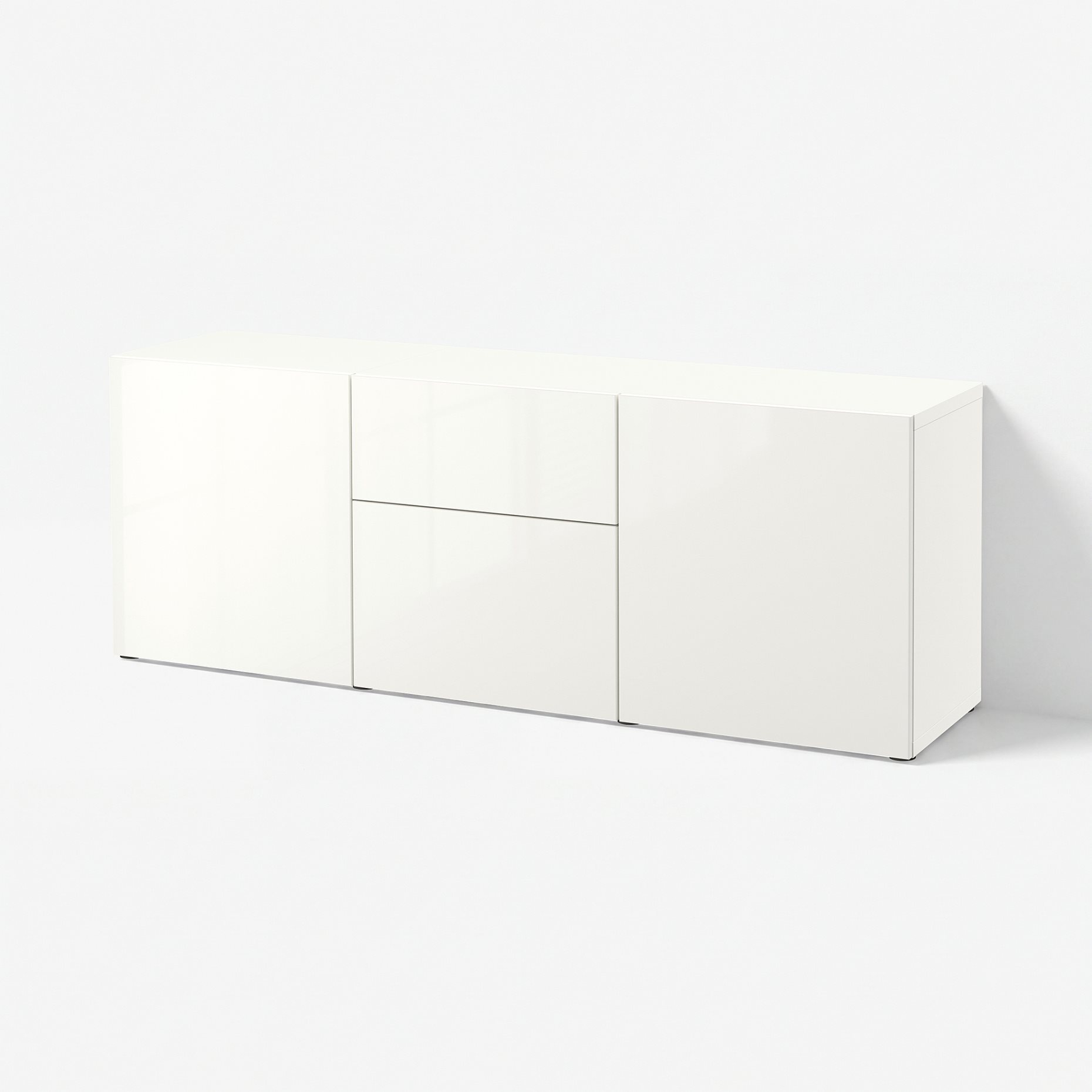 BESTÅ, storage combination with drawers, 180x42x65 cm, 394.126.65