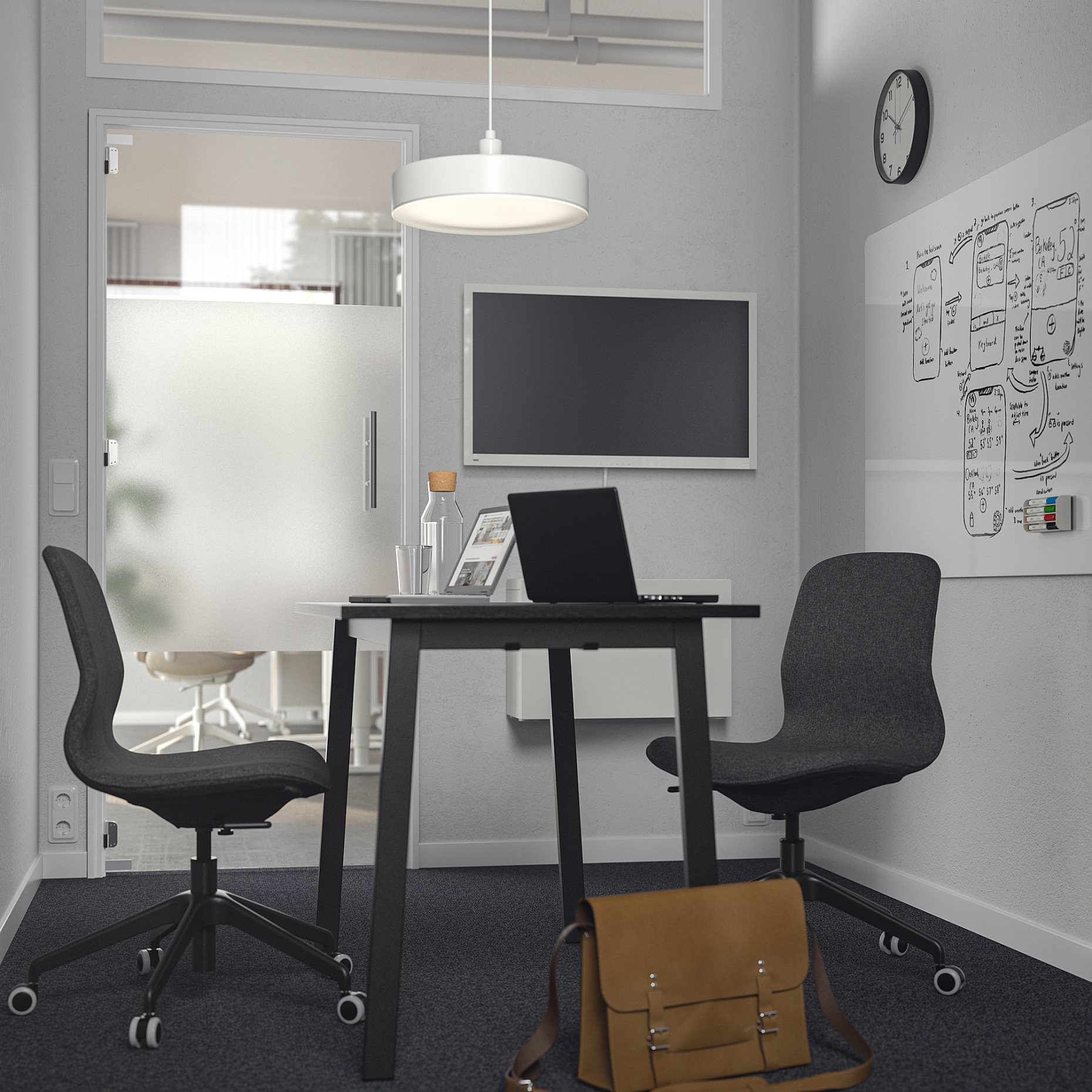 MITTZON, τραπέζι συνεδριάσεων, 140x68x75 cm, 395.329.98