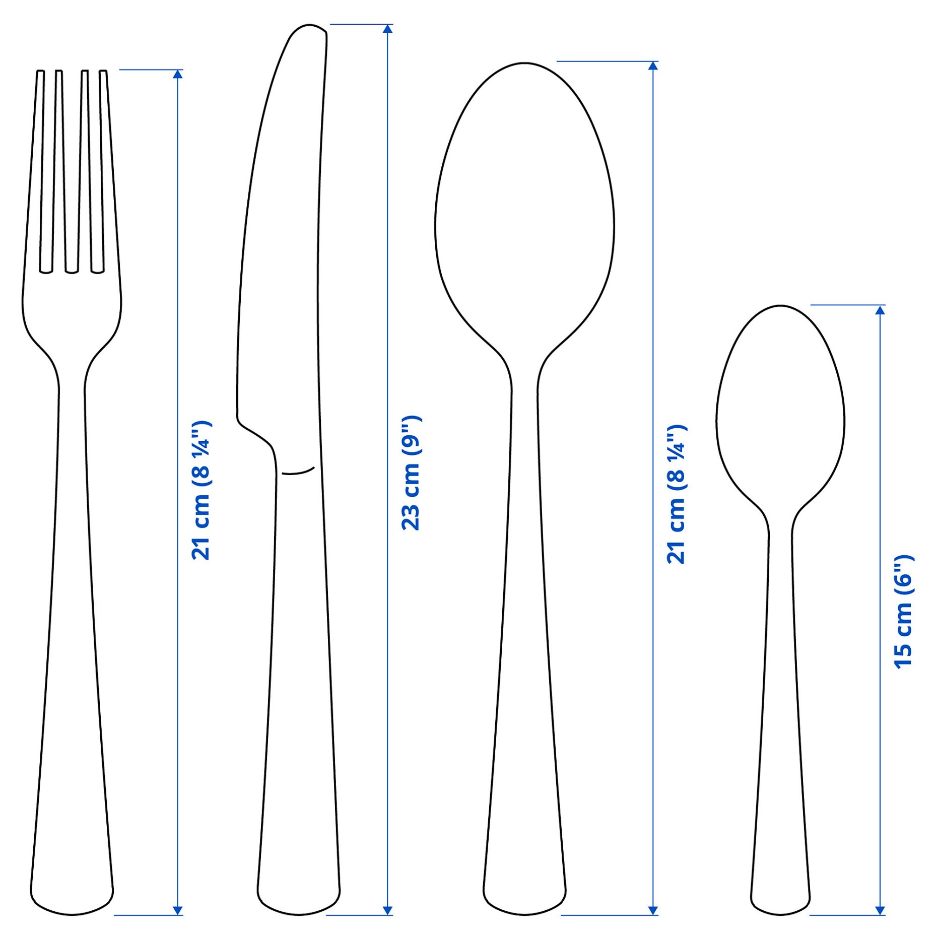 SEDLIG, 24-piece cutlery set, 401.553.11