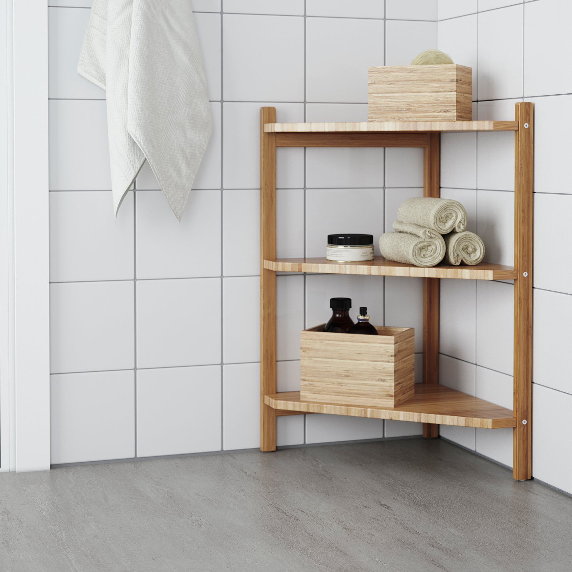 RÅGRUND, wash-basin/corner shelf, 402.530.76