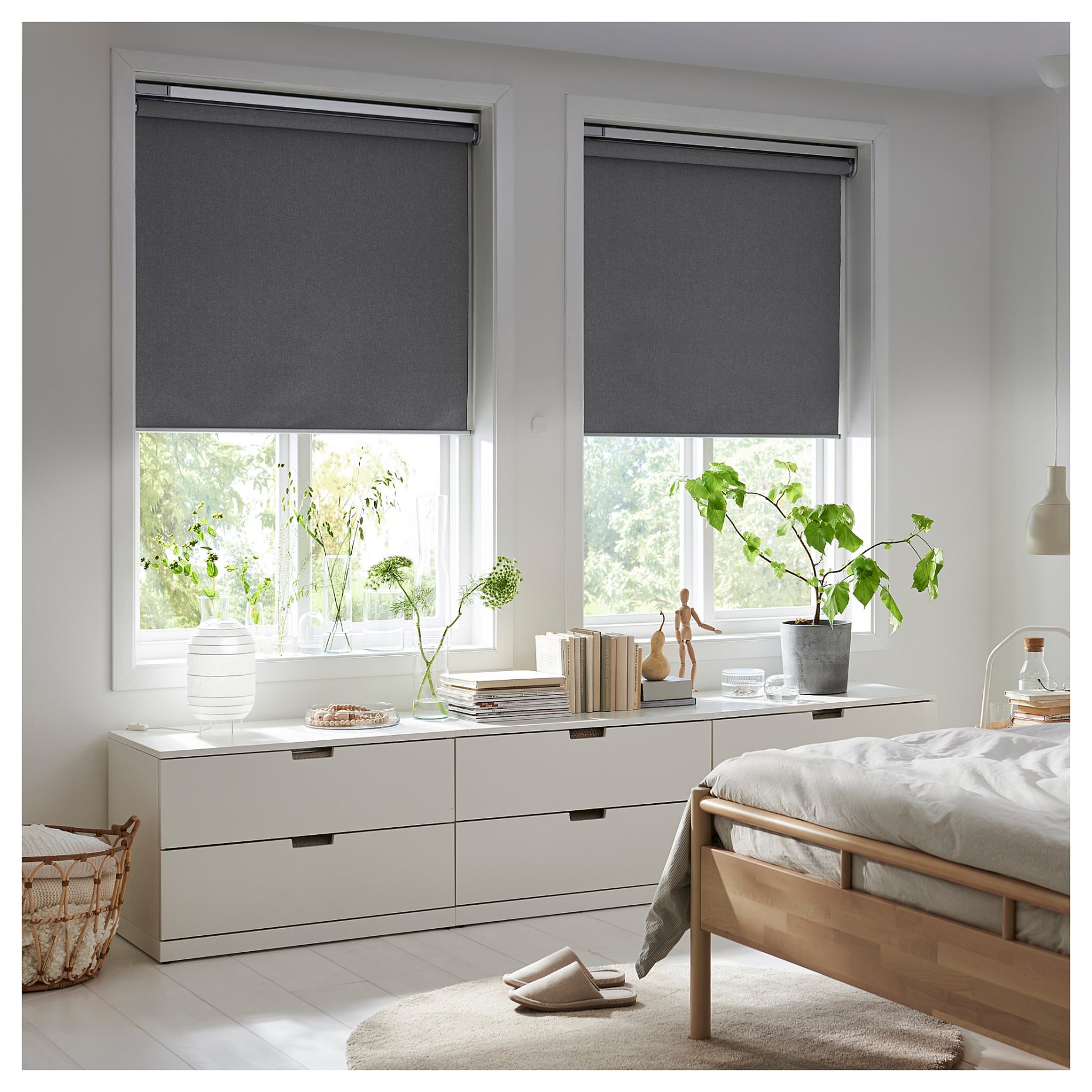 FYRTUR, block-out roller blind, wireless/battery-operated, 404.081.96