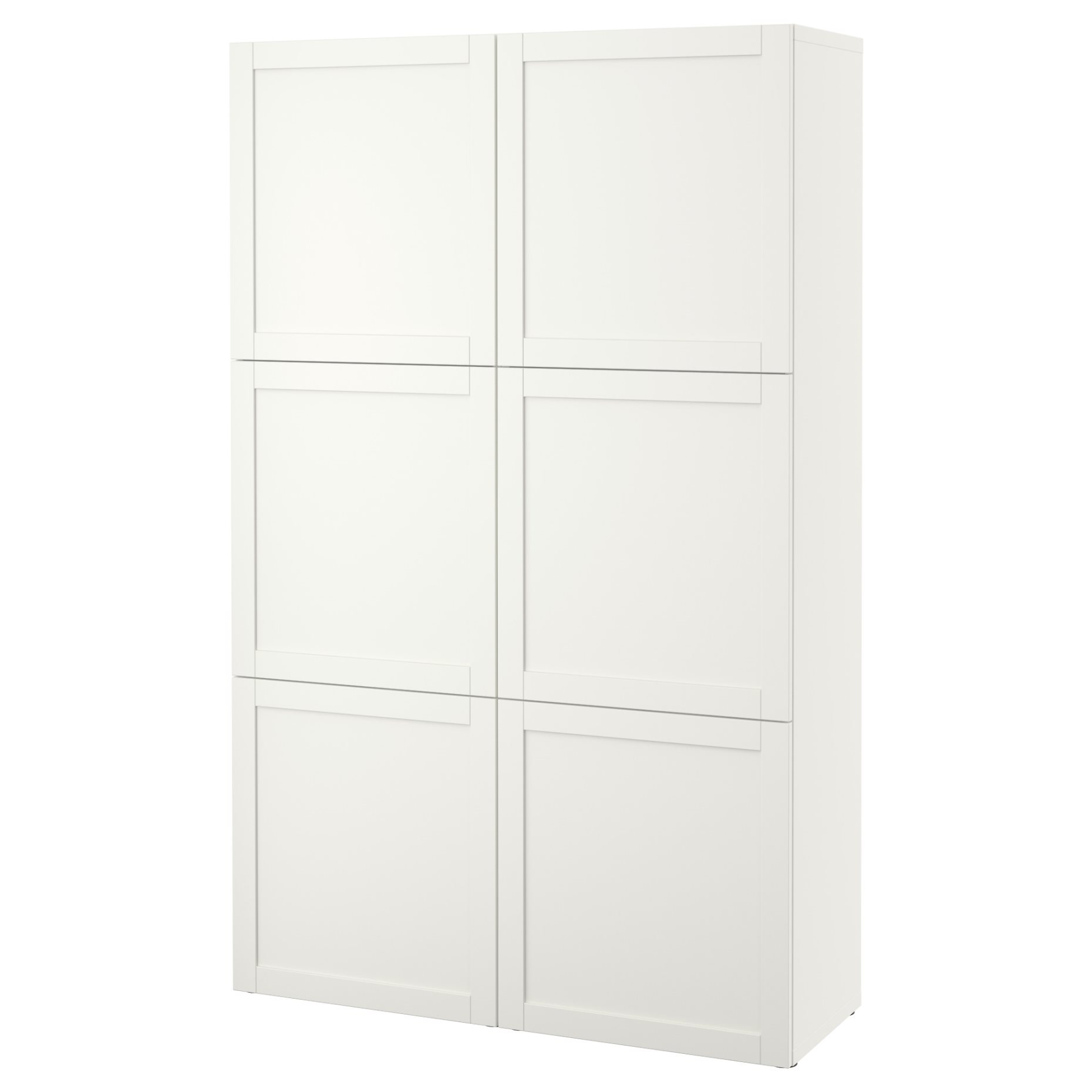 BESTÅ, storage combination with doors, 120x42x193 cm, 490.575.23